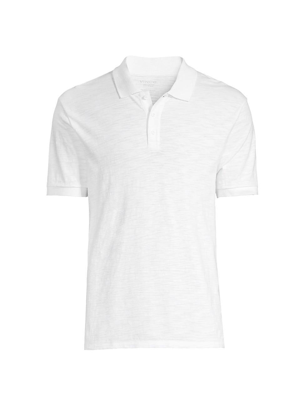 Classic Slub Cotton Polo Shirt Product Image