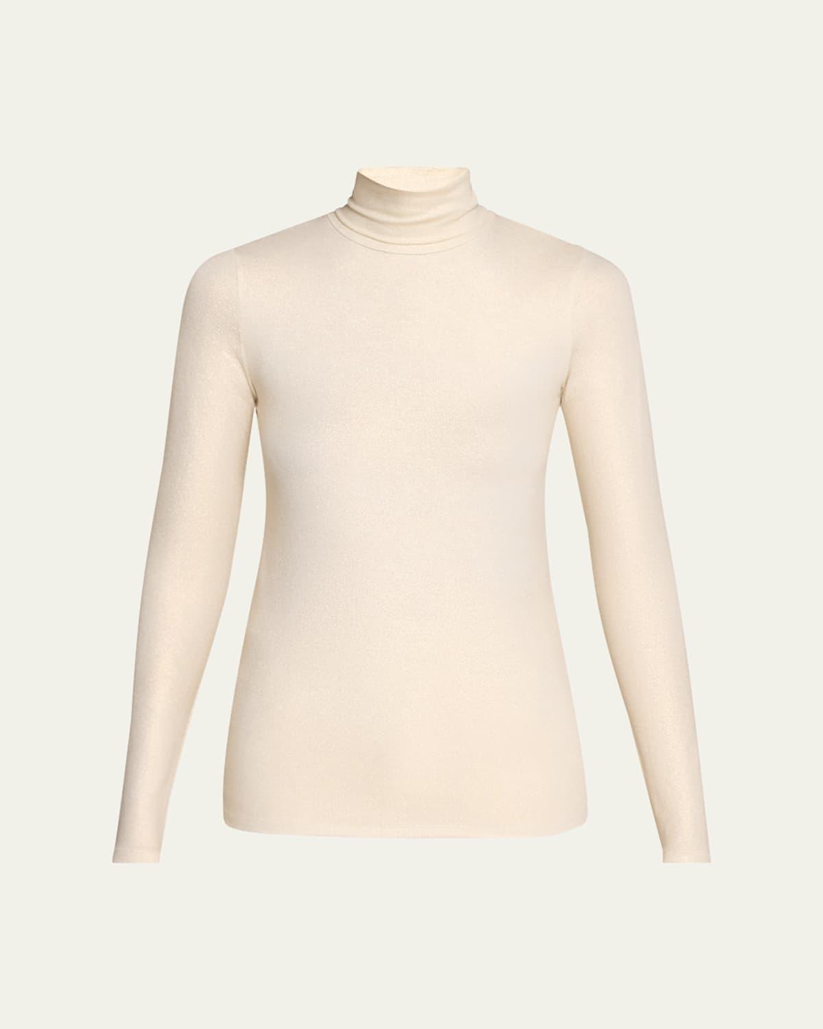 Majestic Filatures Metallic Turtleneck Top Product Image