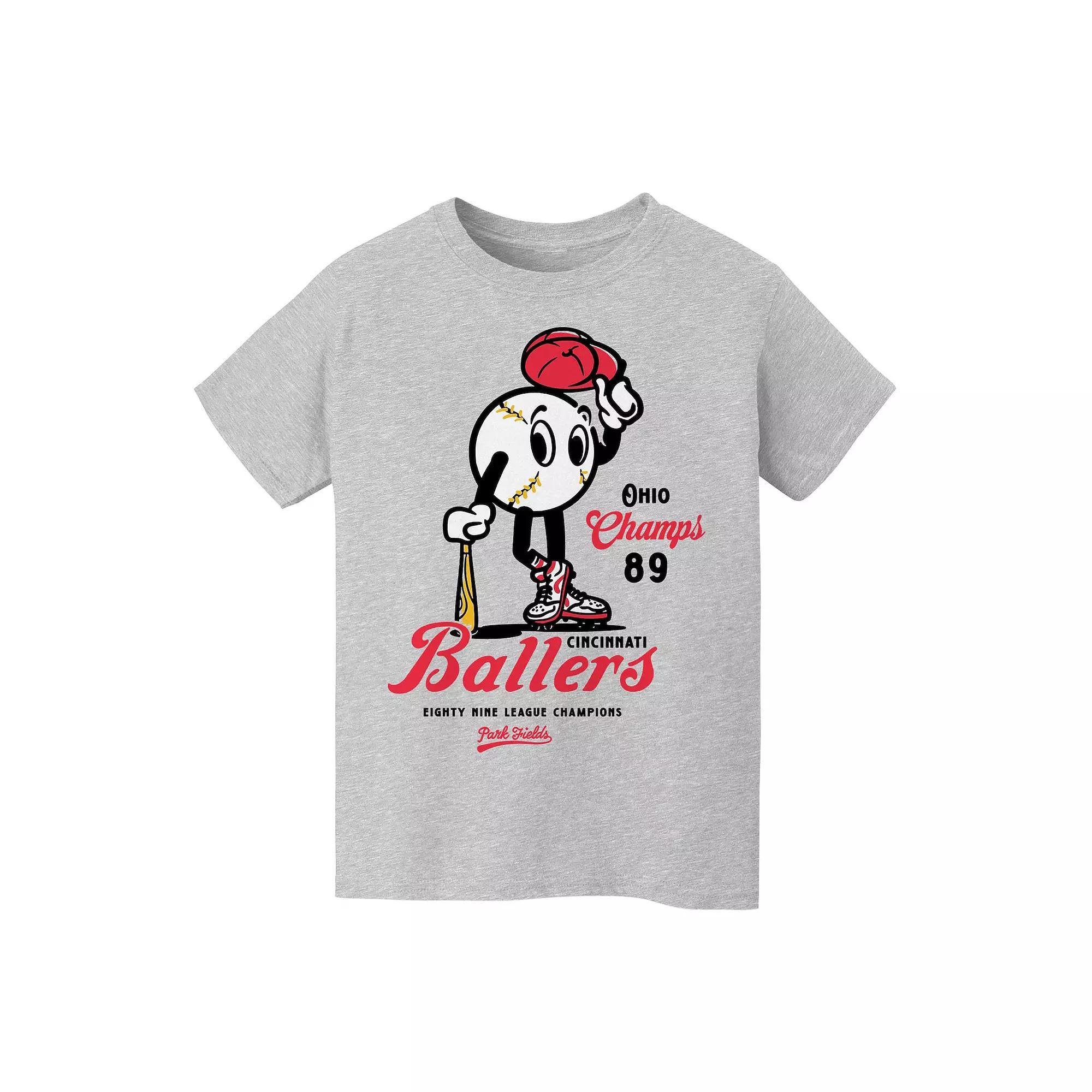 Kid's 8-20 Cincinnati Ballers Graphic Tee, Boy's, Size: XL, Black Product Image
