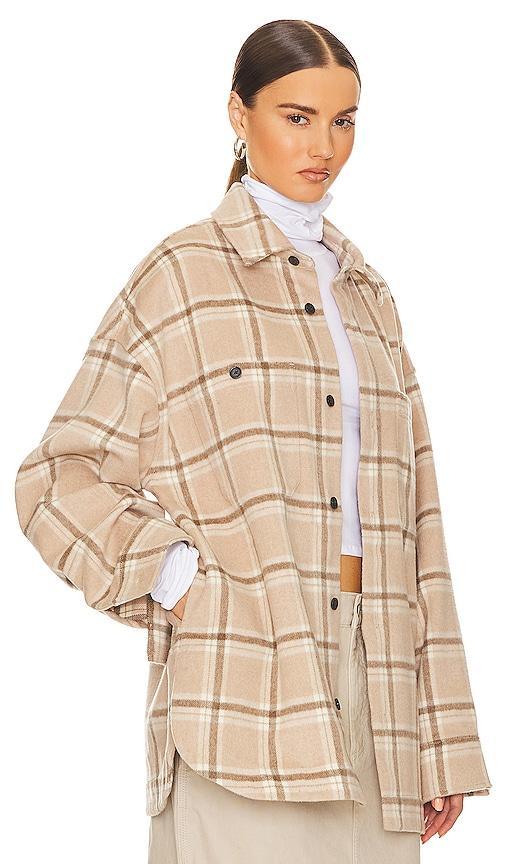 Plaid Flannel Overshirt Helsa Product Image