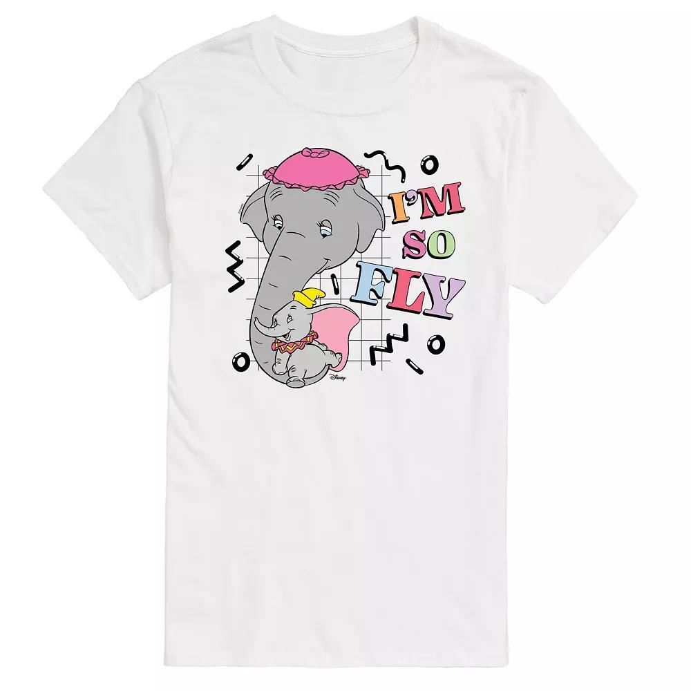 Disneys Dumbo Mens Im So Fly Graphic Tee Product Image