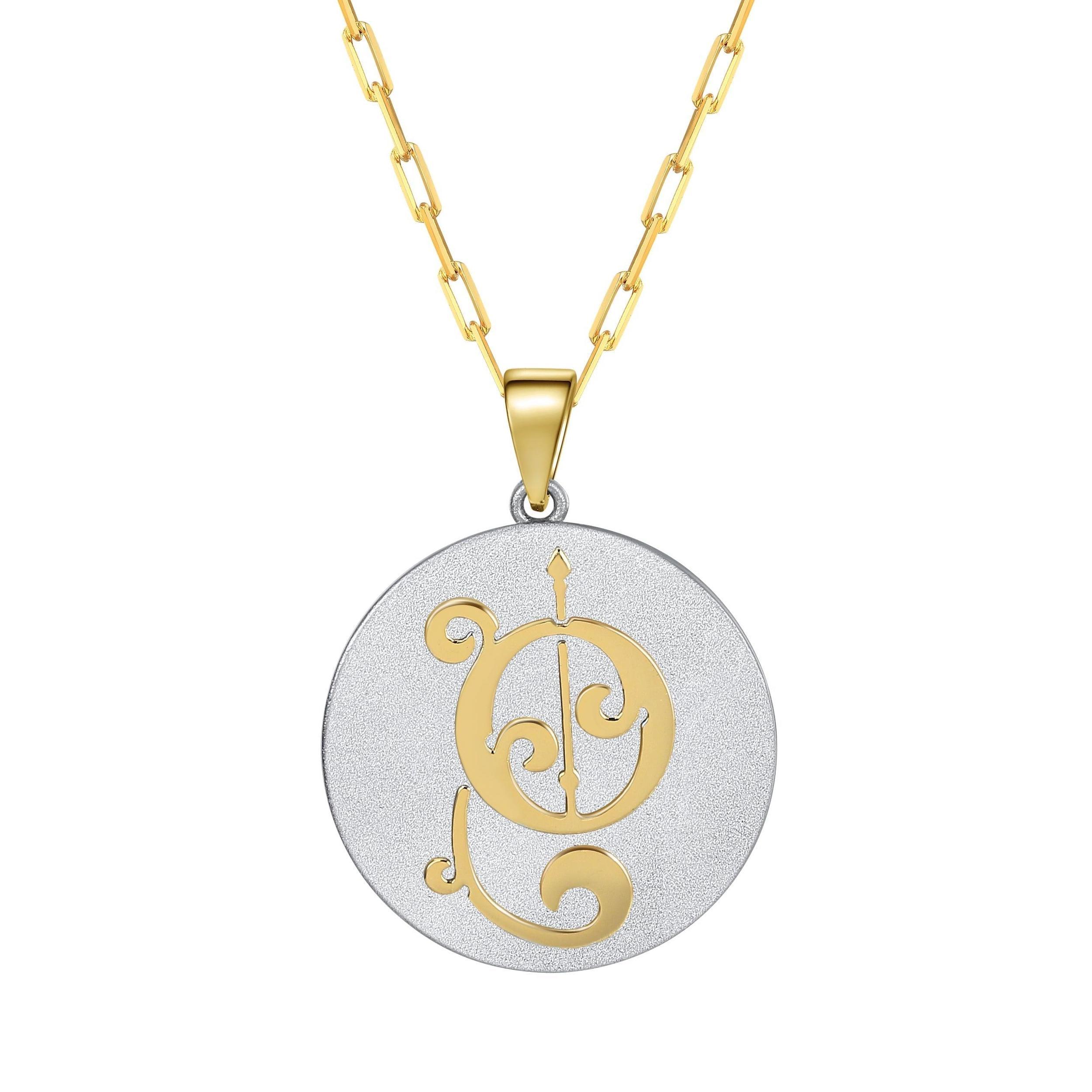 Saints & Saviors Fancy Initial O Pendant Necklace Product Image