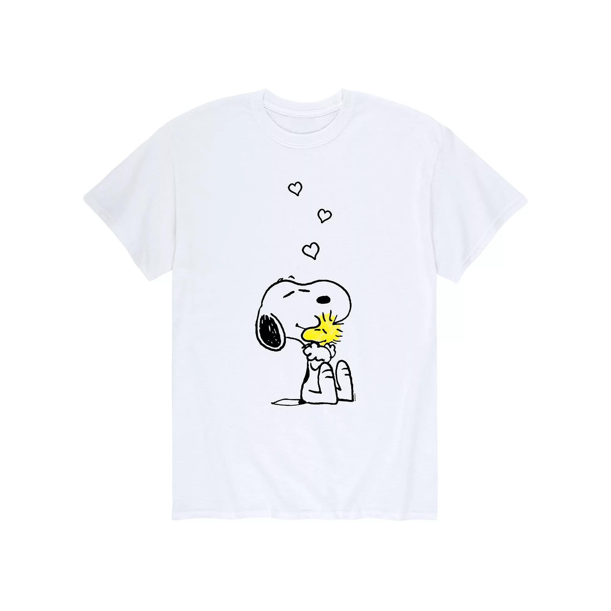 Mens Peanuts Snoopy Hugs & Love Tee Product Image