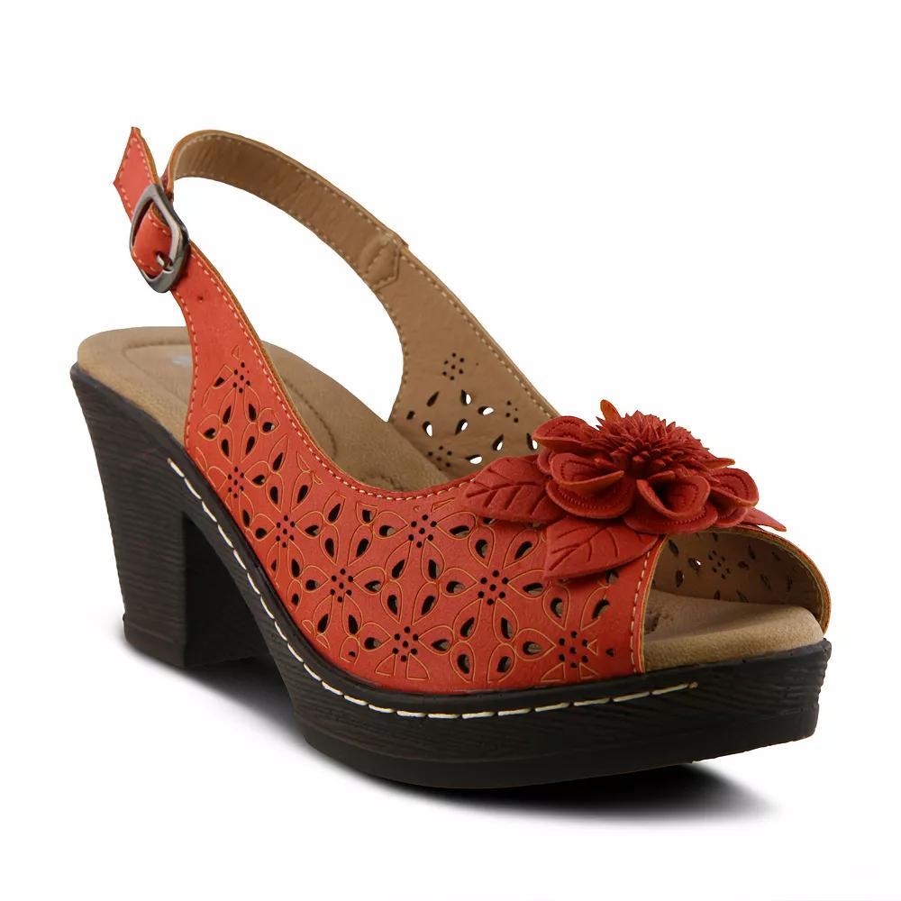 Patrizia Doriday Women's Slingback Sandals, Size: 40, Orange Product Image