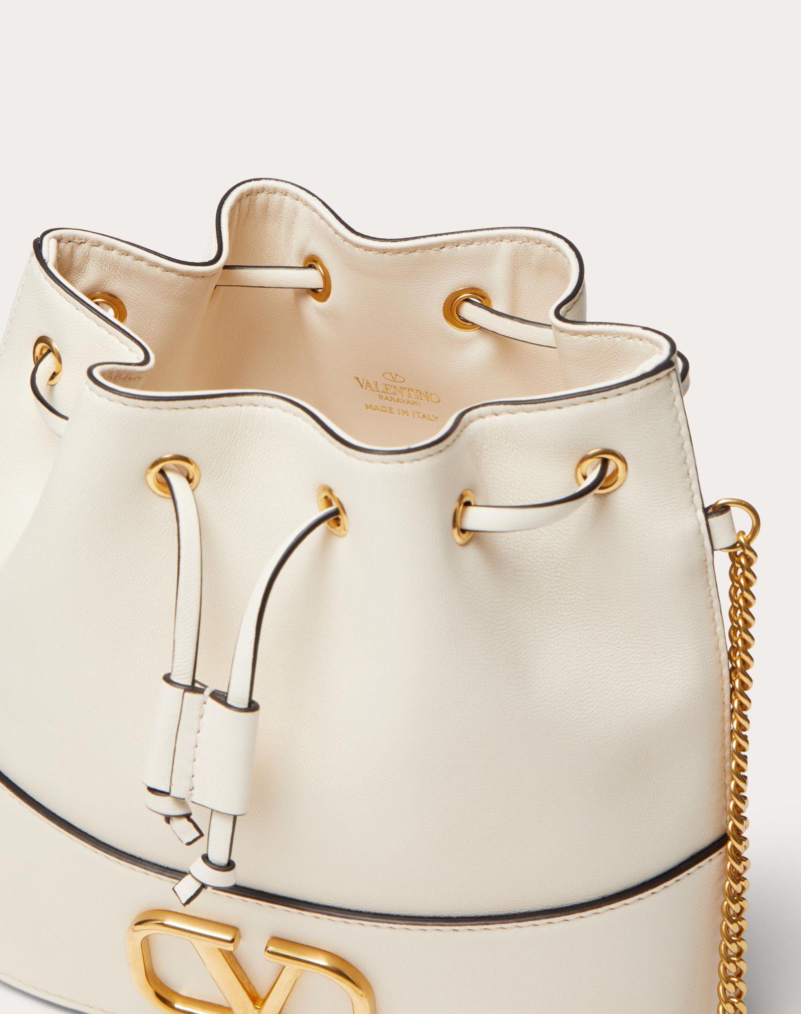 Mini Bucket Bag In Nappa With Vlogo Signature Chain Product Image