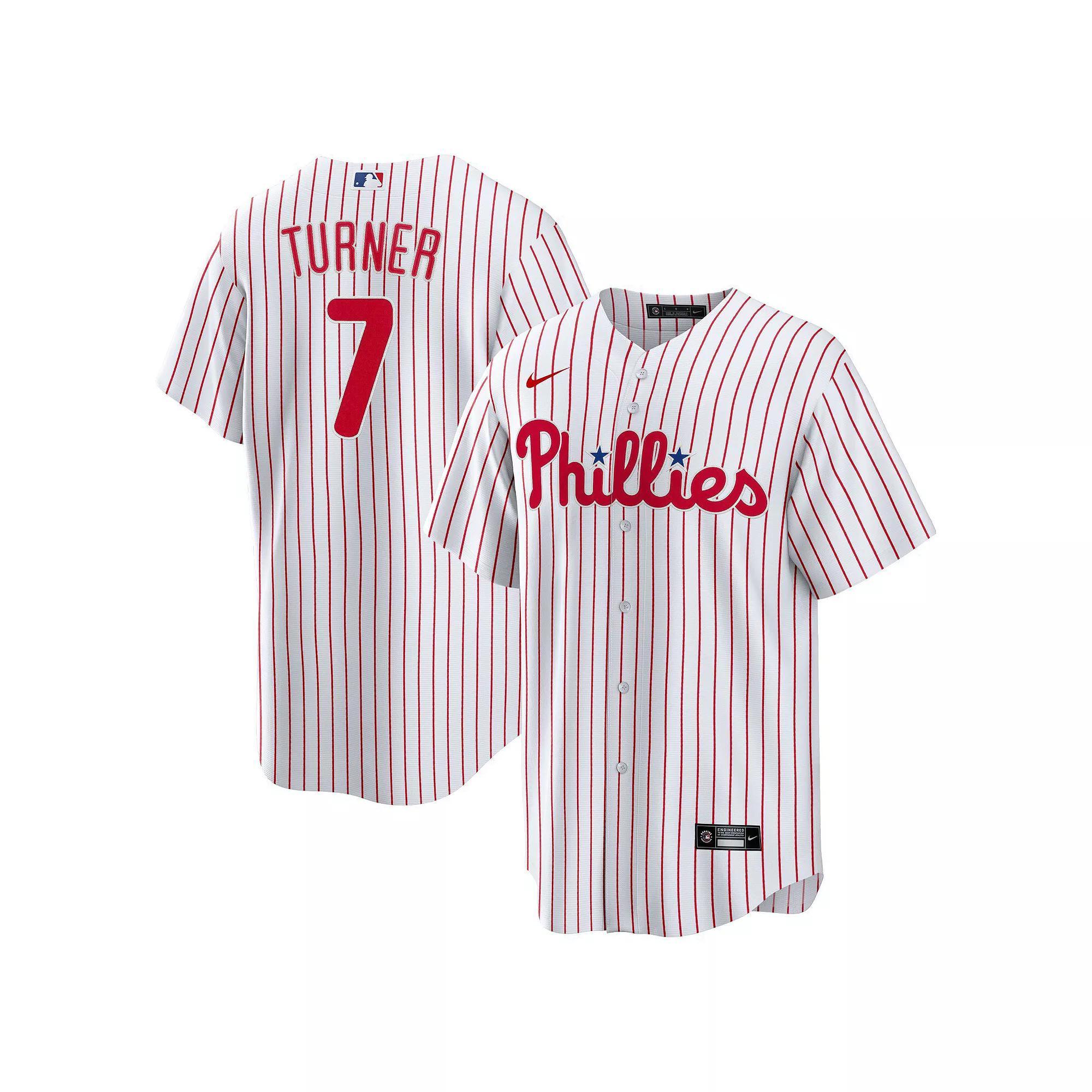 Nike Men's MLB Philadelphia Phillies (Trea Turner) Replica Baseball Jersey Product Image