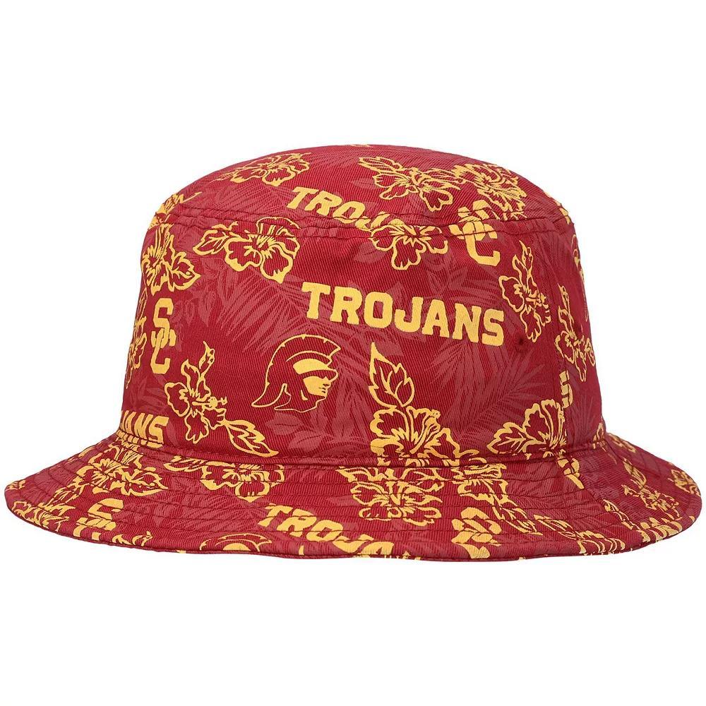 Men's Reyn Spooner Cardinal USC Trojans Floral Bucket Hat, Size: Large/XL, Red Product Image