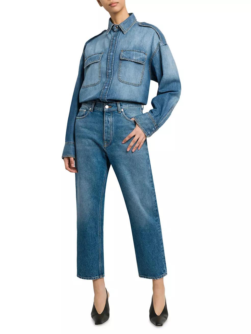 Caia Mid-Rise Crop Jeans Product Image