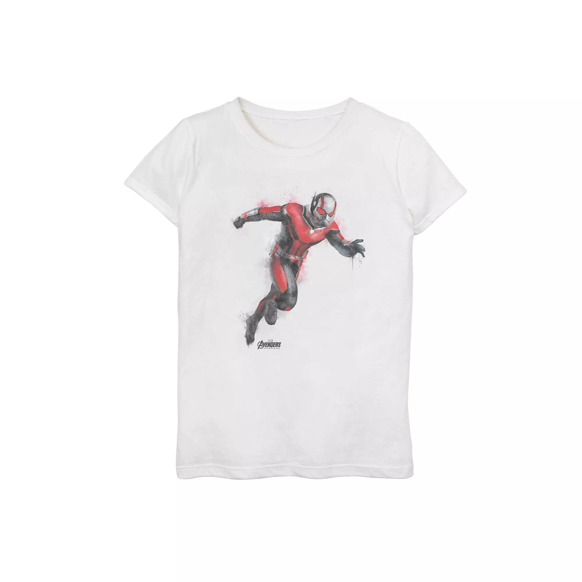 Girls 7-16 Marvel Avengers Endgame Ant-Man Spray Paint Tee, Girl's, Size: Medium, White Product Image