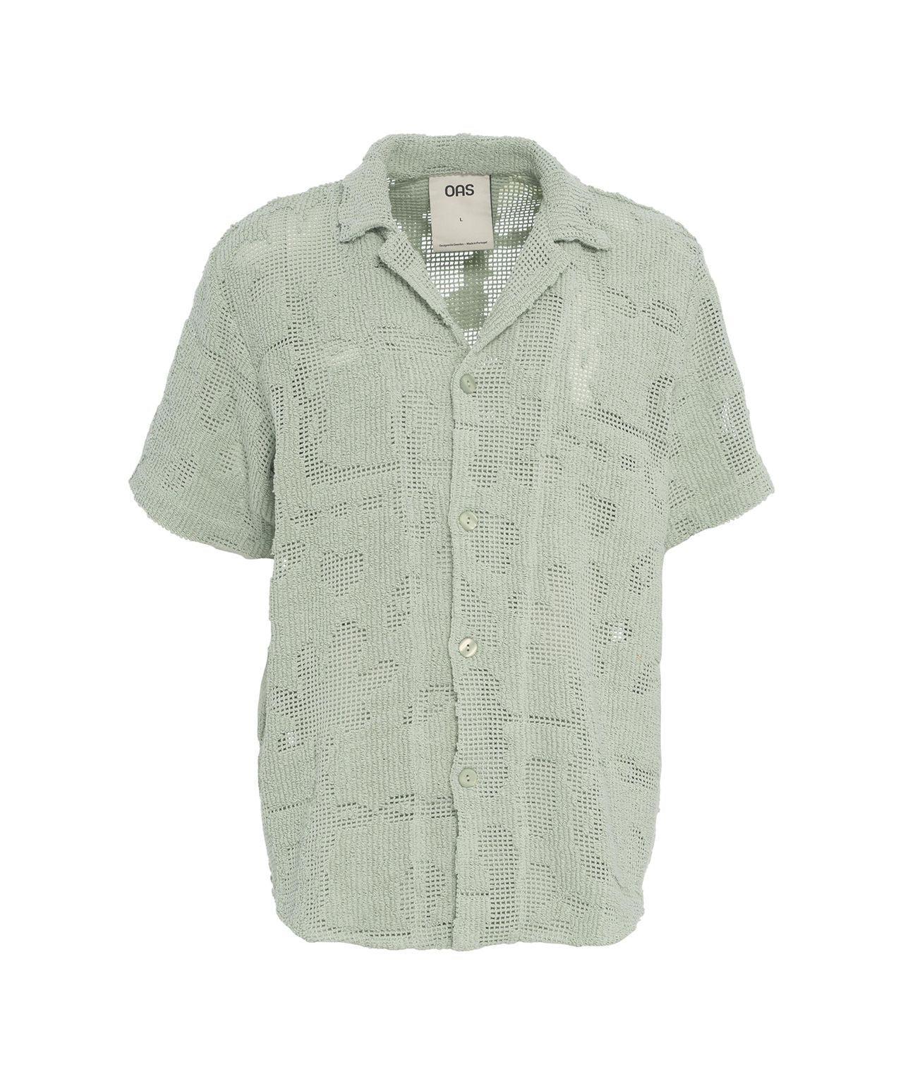 Crochet shirt 'Galbanum Cuba' Product Image