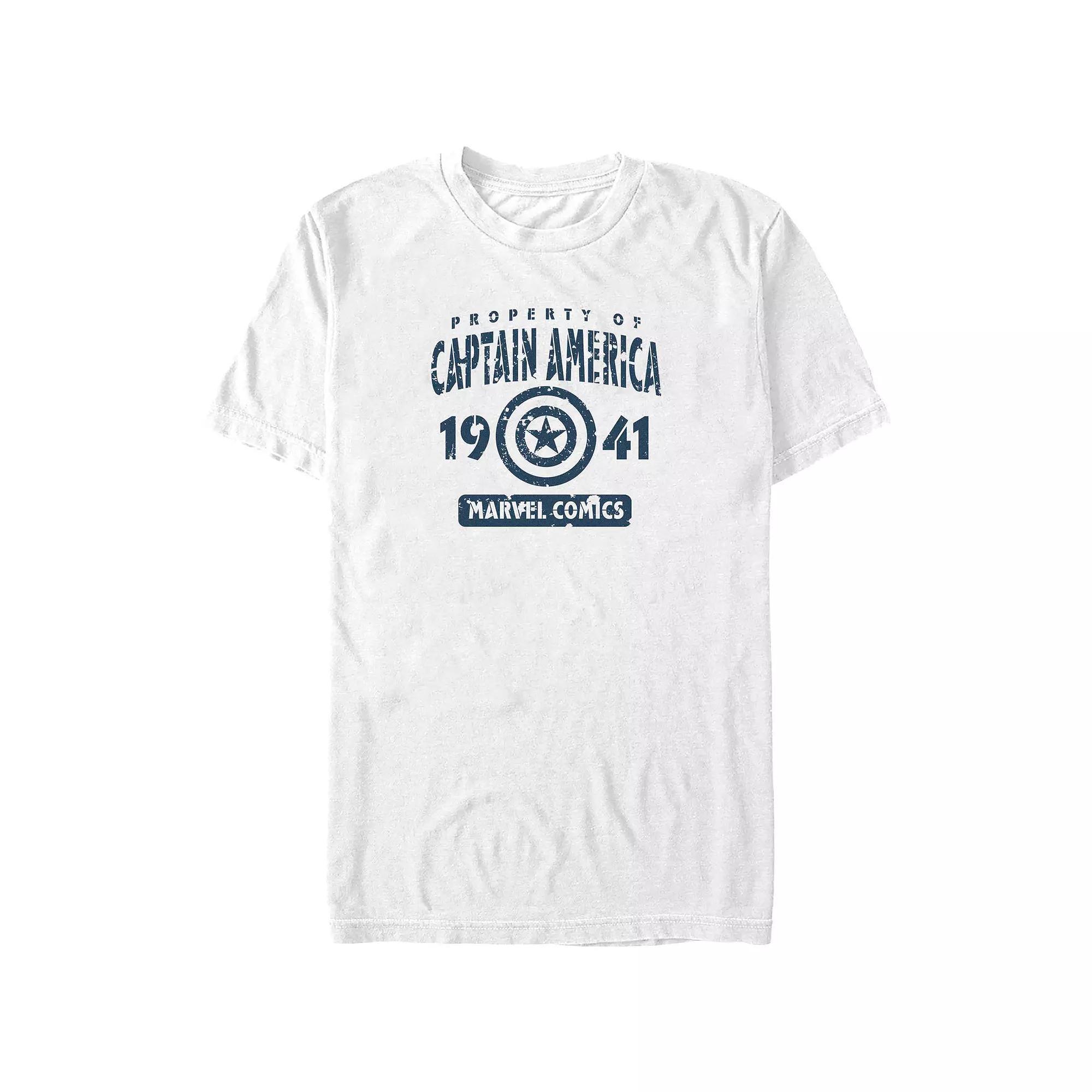 Big & Tall Marvel Captain America 1941 Marvel Comics Graphic Tee, Mens Product Image