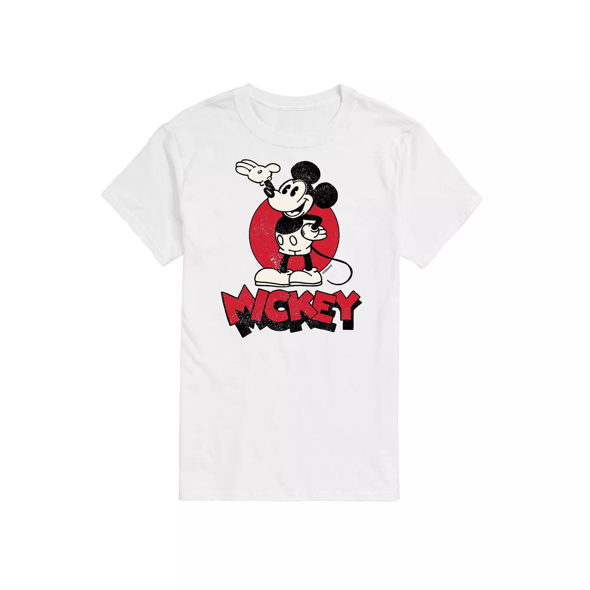 Disney's Mickey Heritage Men's Graphic Tee, Size: Large, Gray Product Image
