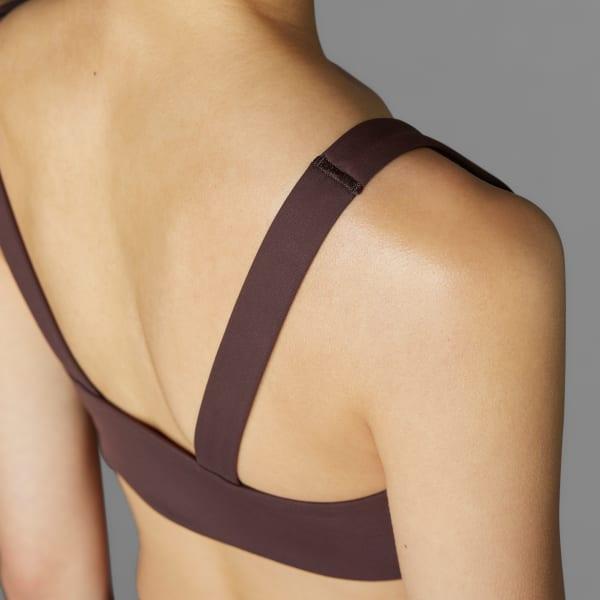 adidas All Me Luxe Medium-Support Bra Core Black 2XS C-D Womens Product Image