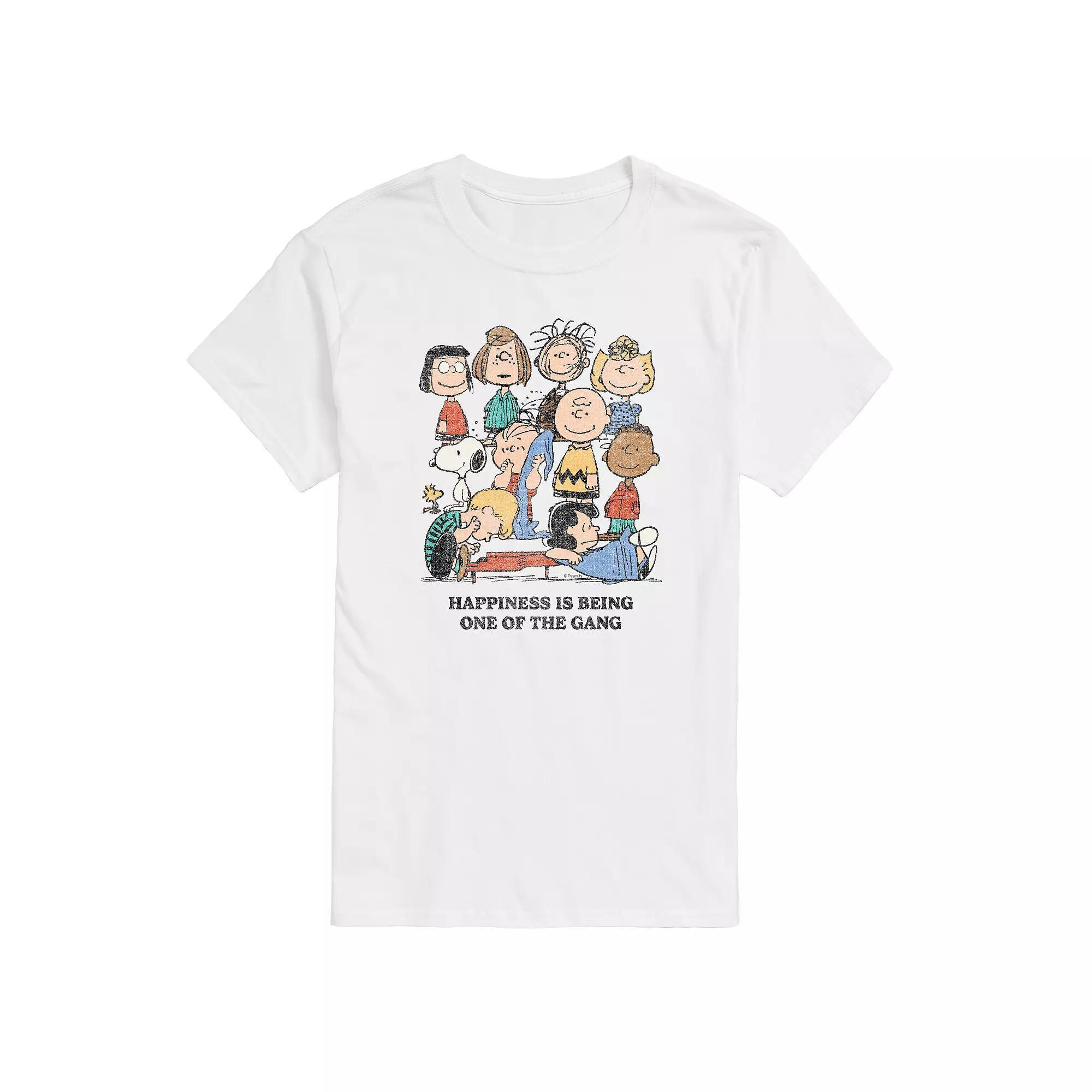 Mens Peanuts One Of The Gang Graphic Tee Product Image