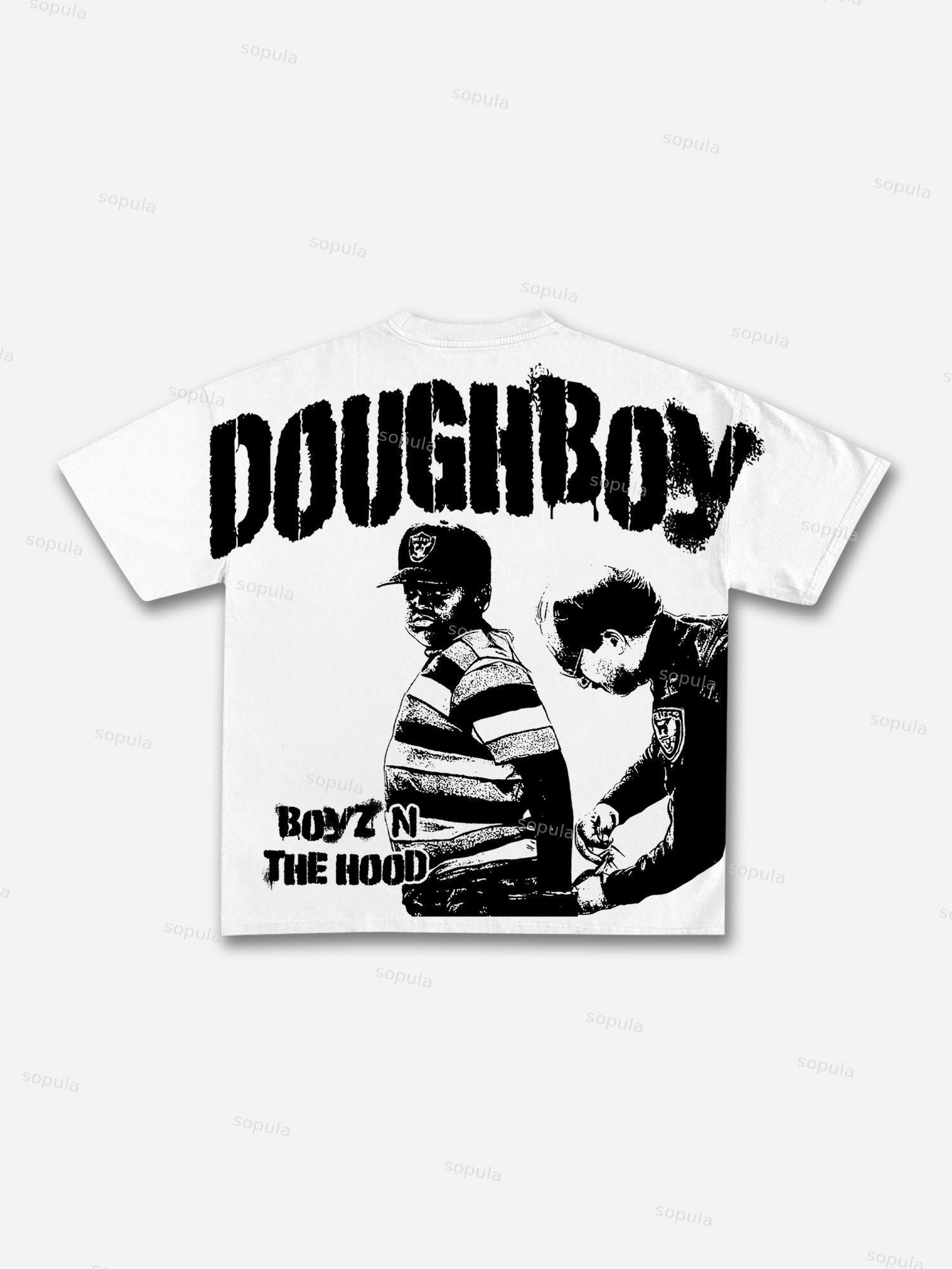 Boyz N The Hood Vintage Aged Graphic Cotton T-shirt Product Image