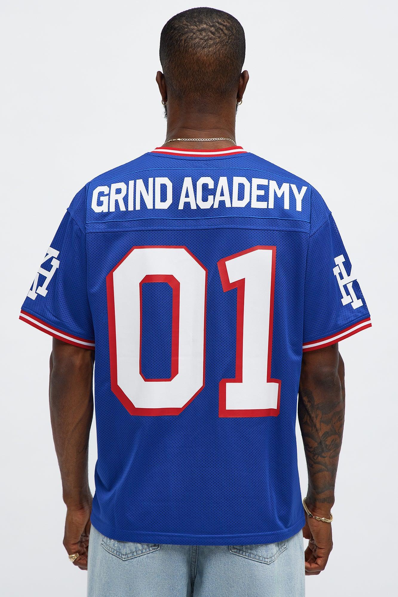 Short Sleeve Grind Academy Jersey - Blue Product Image