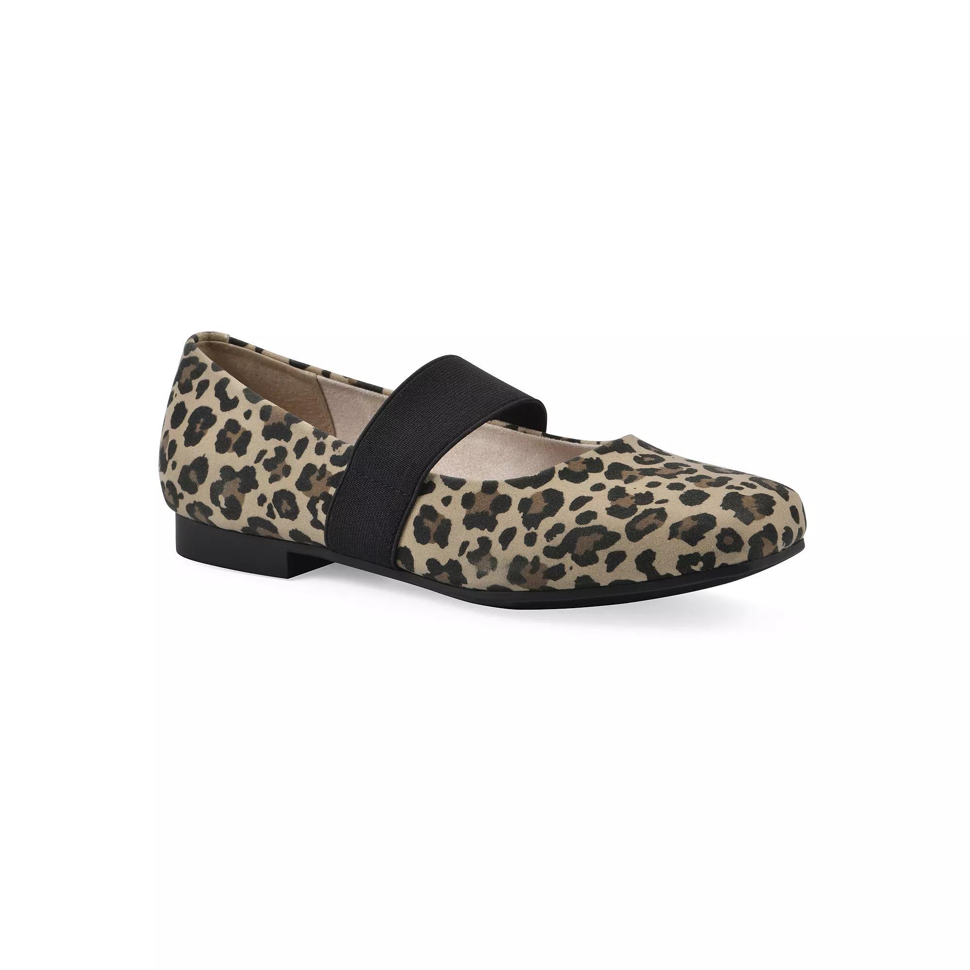 Cliffs by White Mountain Besimi Women's Mary Jane Flats, Size: 8.5, Black Smo Product Image