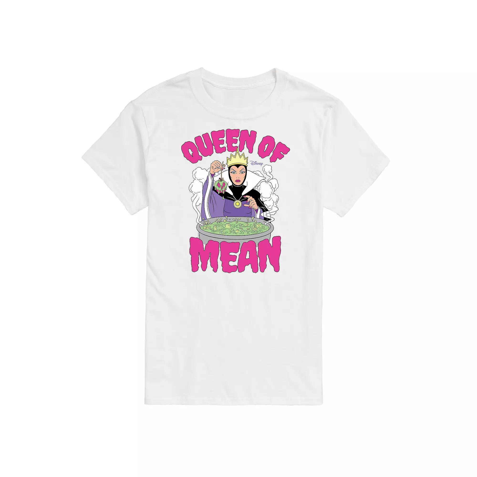 Disneys Villians Big & Tall Queen Of Mean Graphic Tee, Mens Product Image