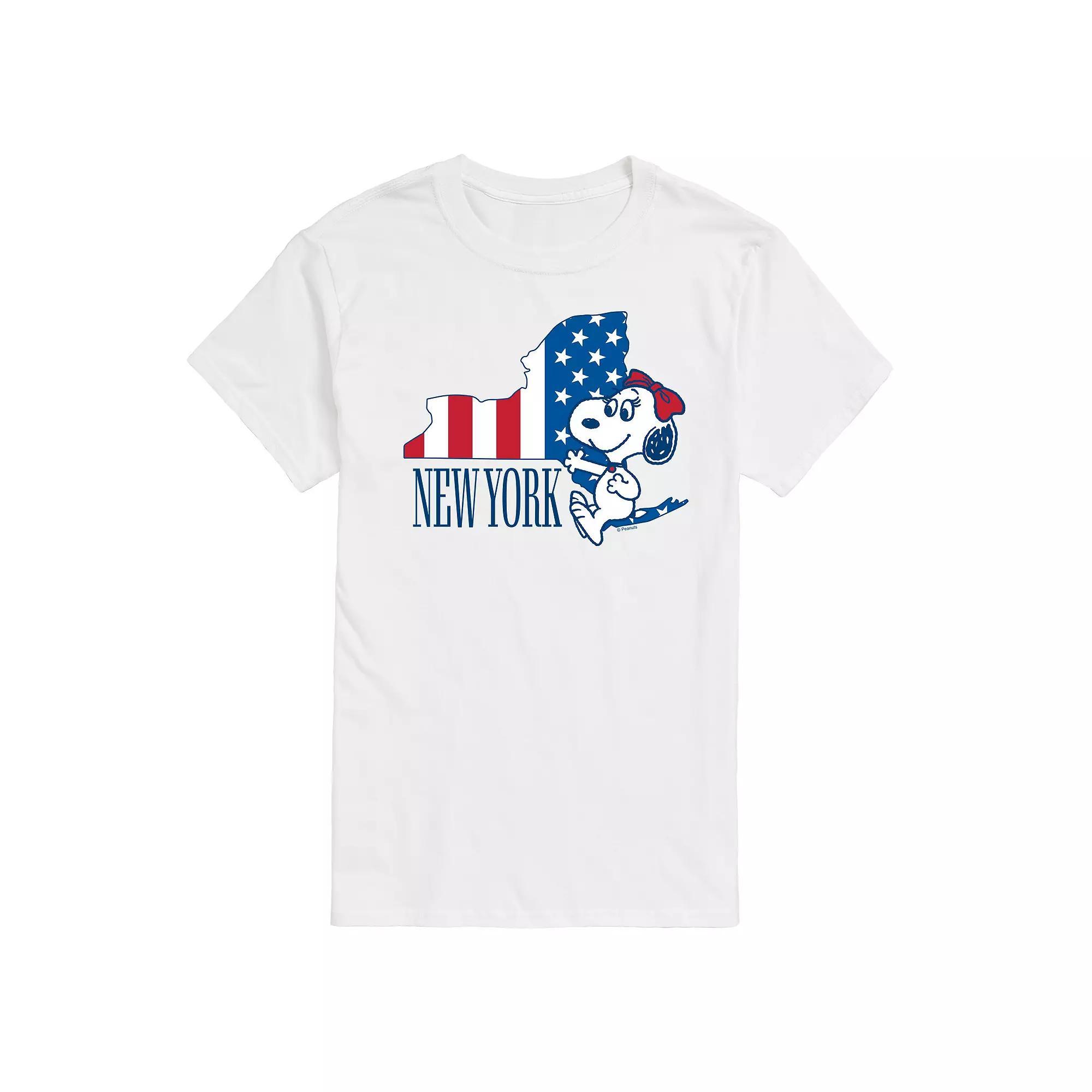 Mens Peanuts Belle New York Americana Graphic Tee Product Image