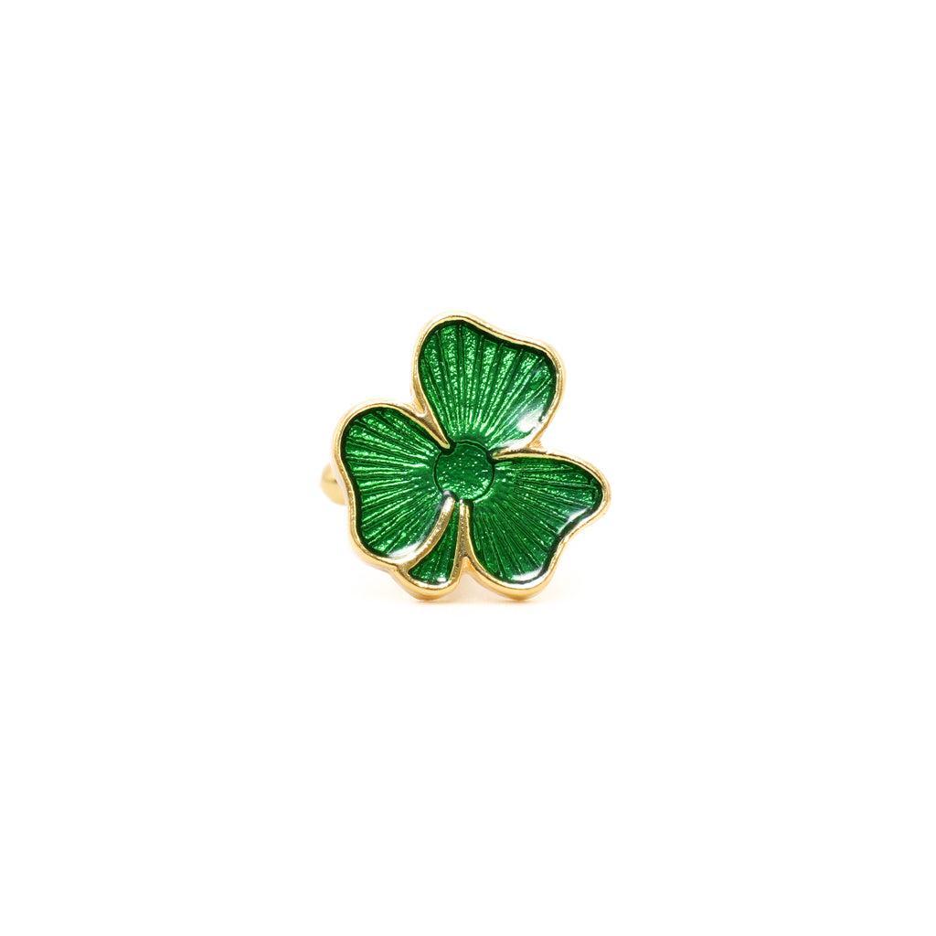 Emerald Irish Clover Cuff Links Product Image