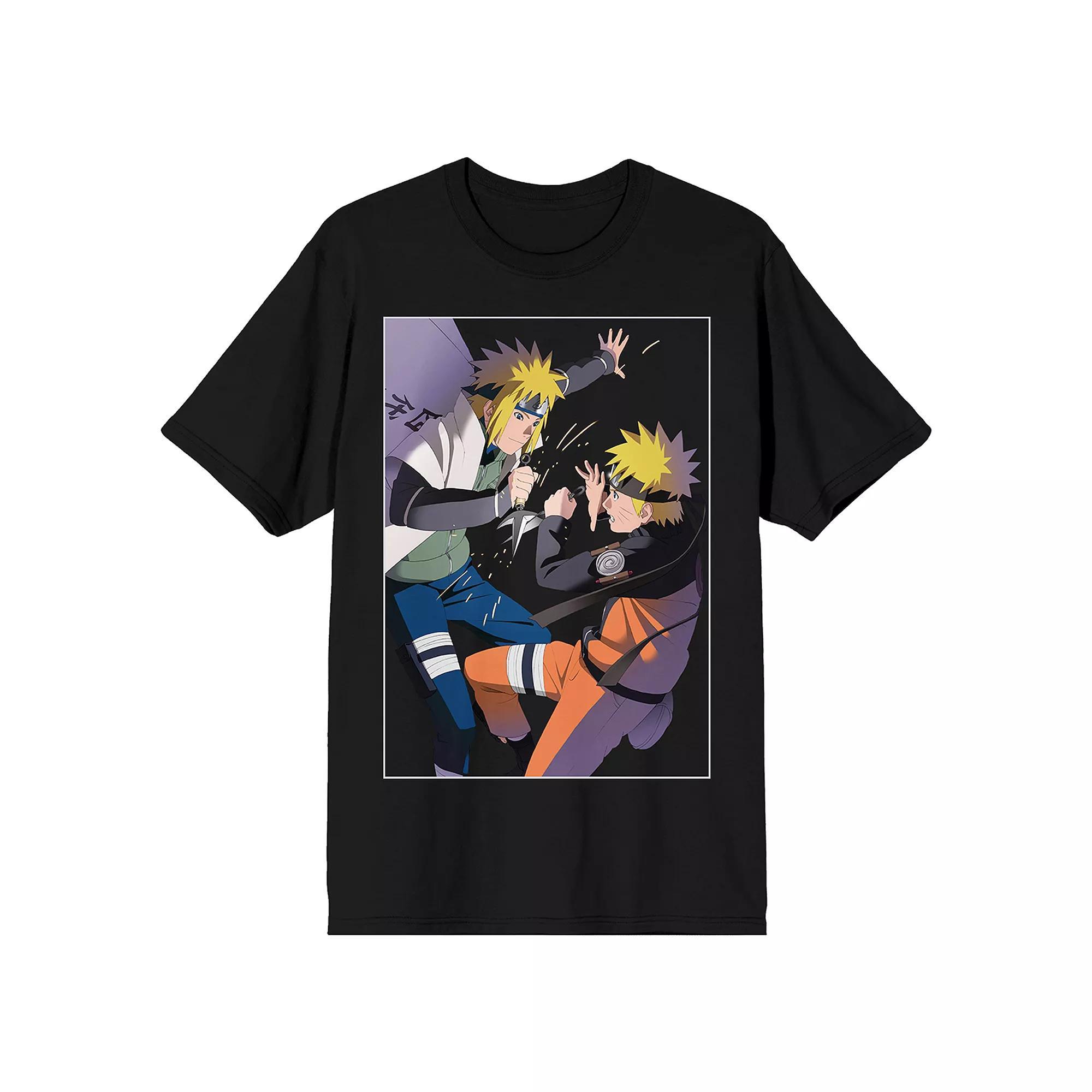 Men's Naruto Shippuden Naruto Graphic Tee, Size: Large, Black Product Image