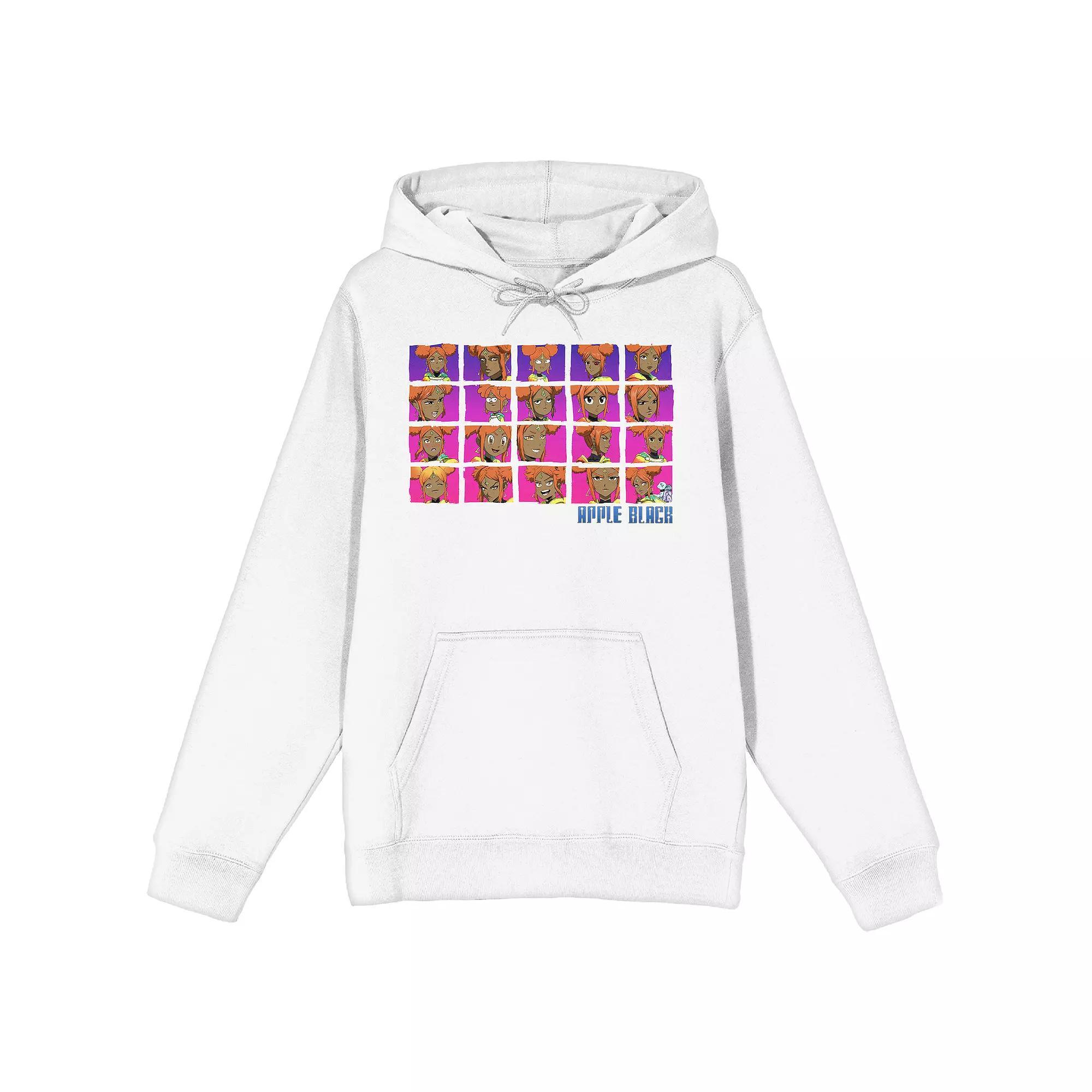 Men's Apple Black Opal Wantmore Graphic Hoodie, Size: Small, White Product Image
