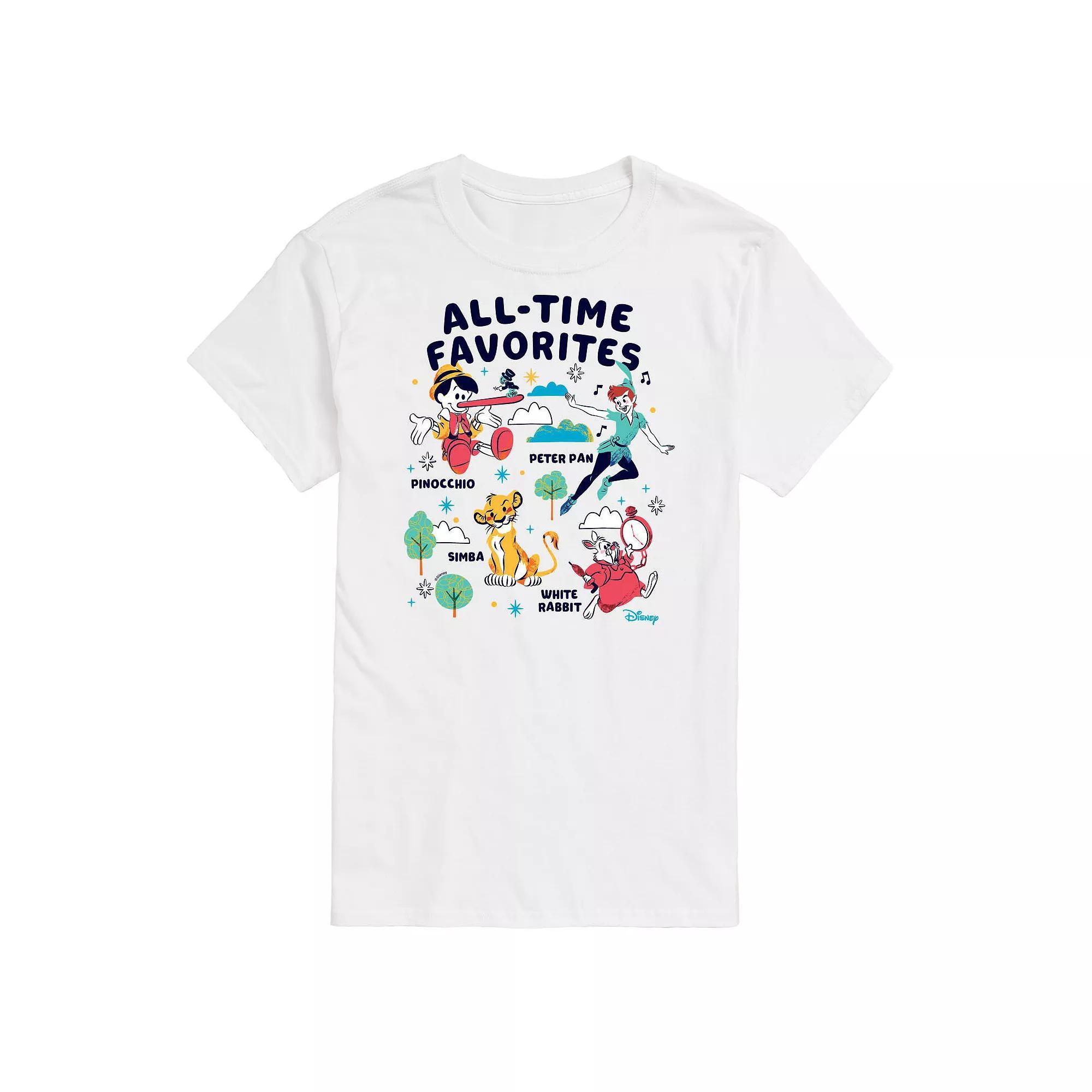 Disneys Big & Tall Classics All Time Favorites Graphic Tee, Mens Product Image
