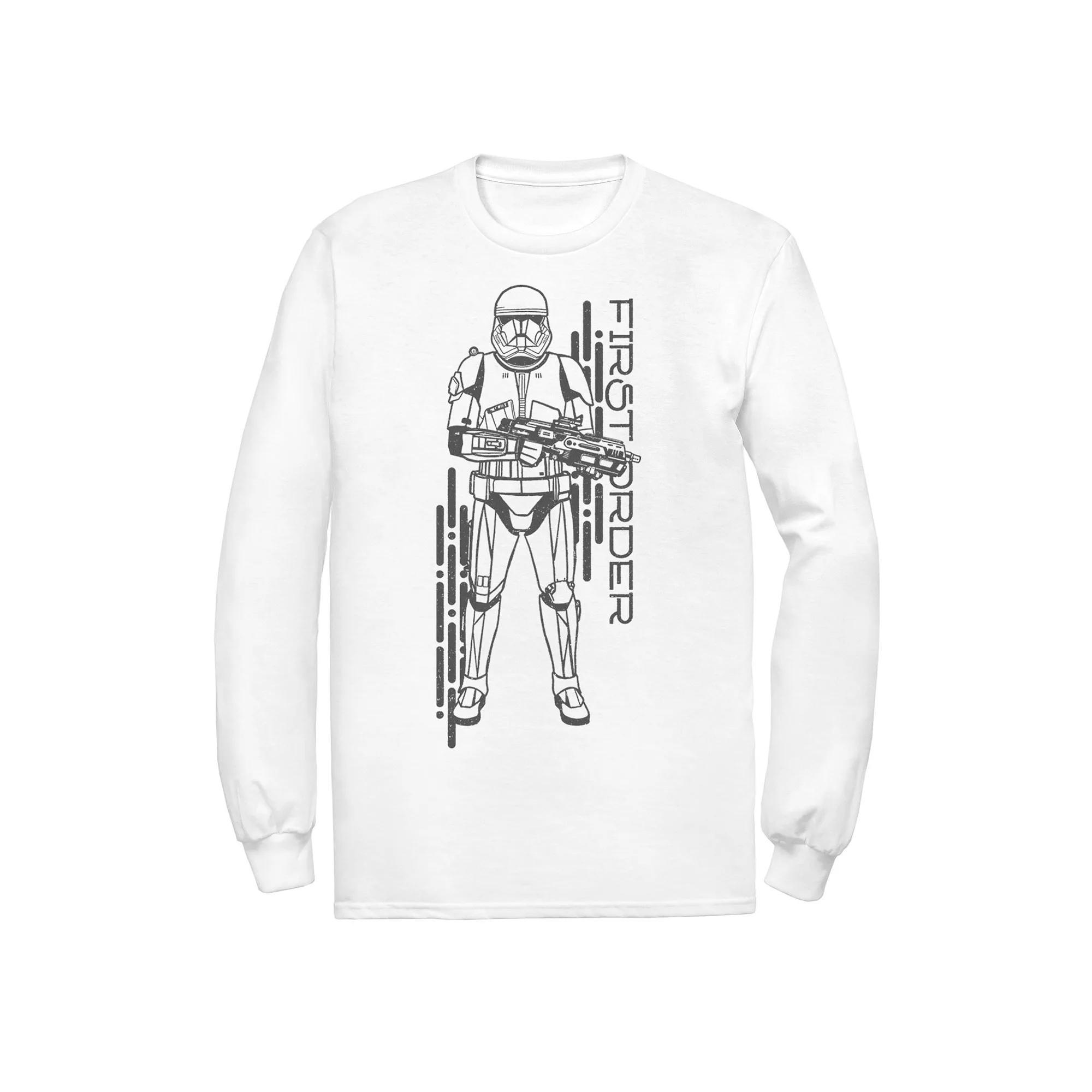 Men's Star Wars The Rise of Skywalker First Order Sith Tee, Size: Large, White Product Image