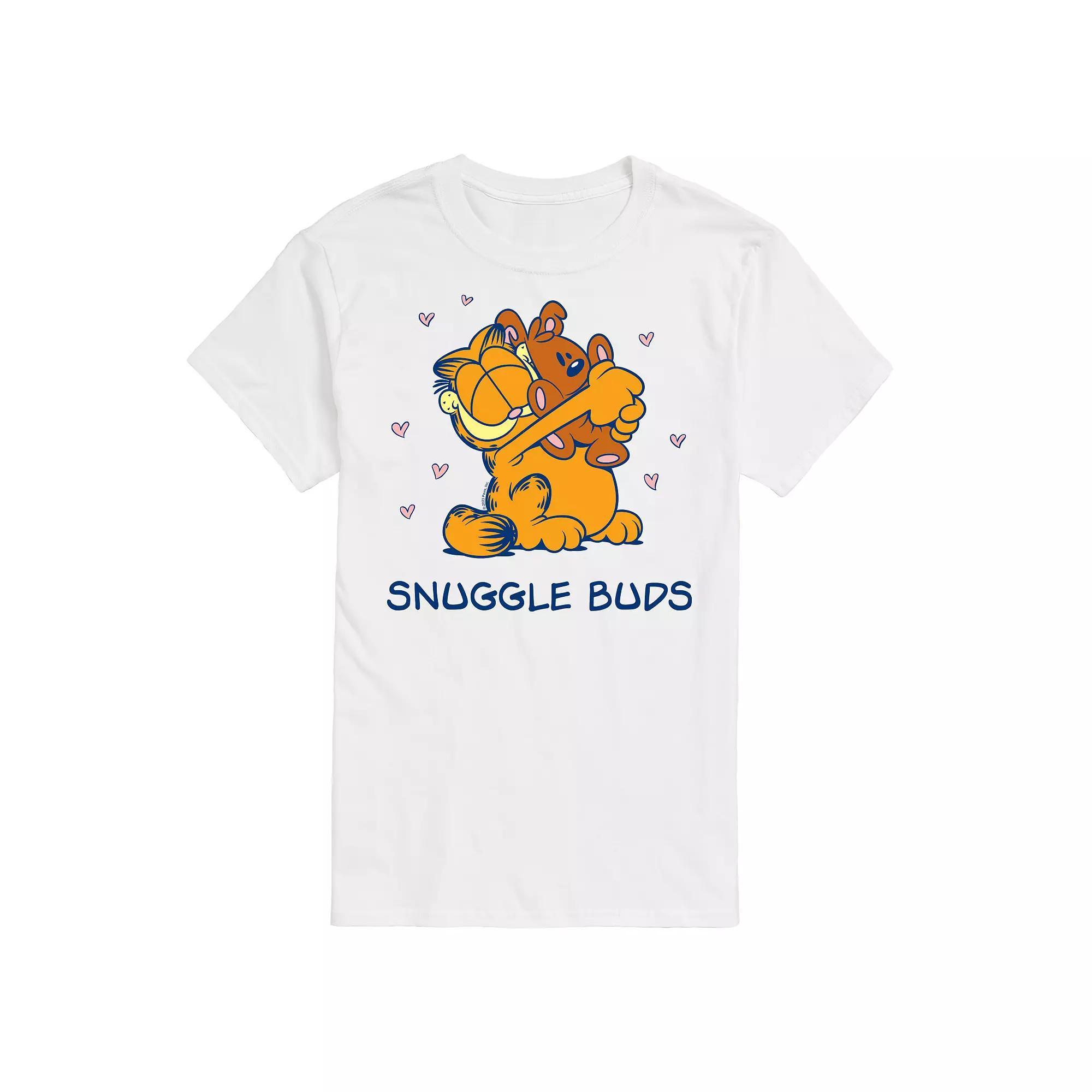 Mens Garfield Snuggle Buds Graphic Tee Product Image
