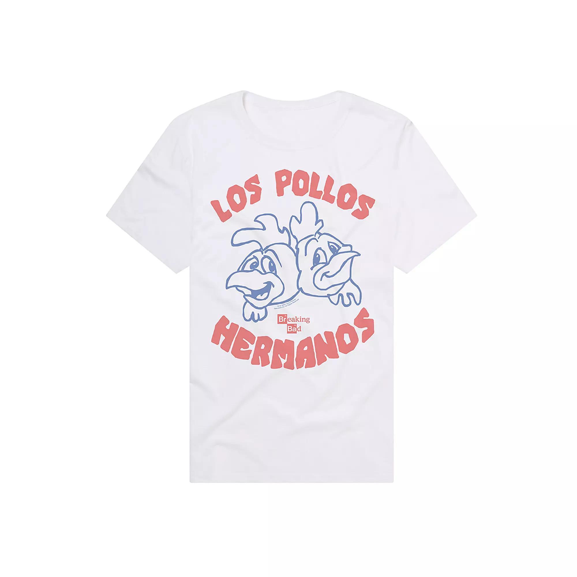 Men's Breaking Bad Los Pollos Hermanos Logo Graphic Tee, Size: Large, White Product Image