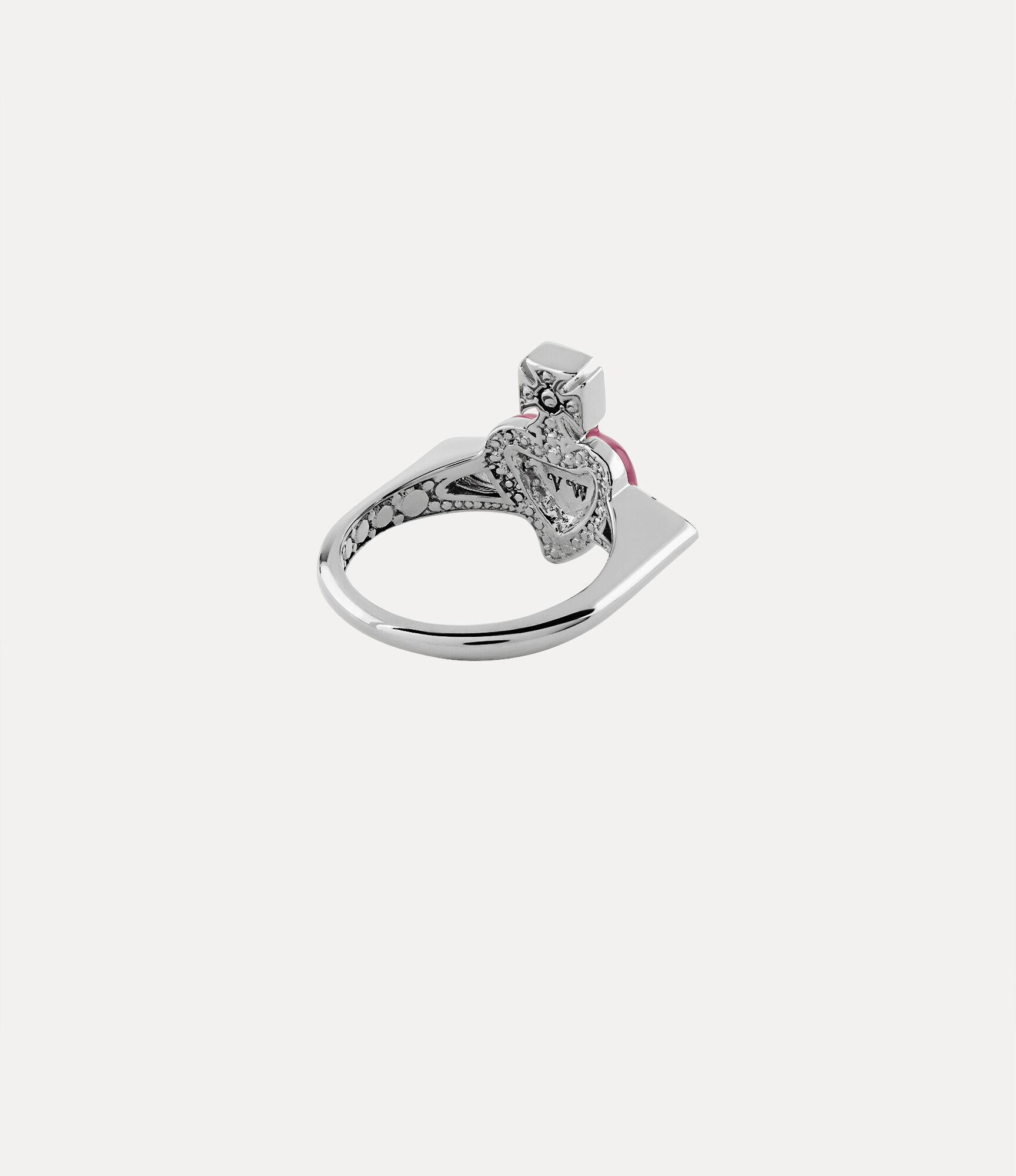New Diamante Heart Ring Product Image
