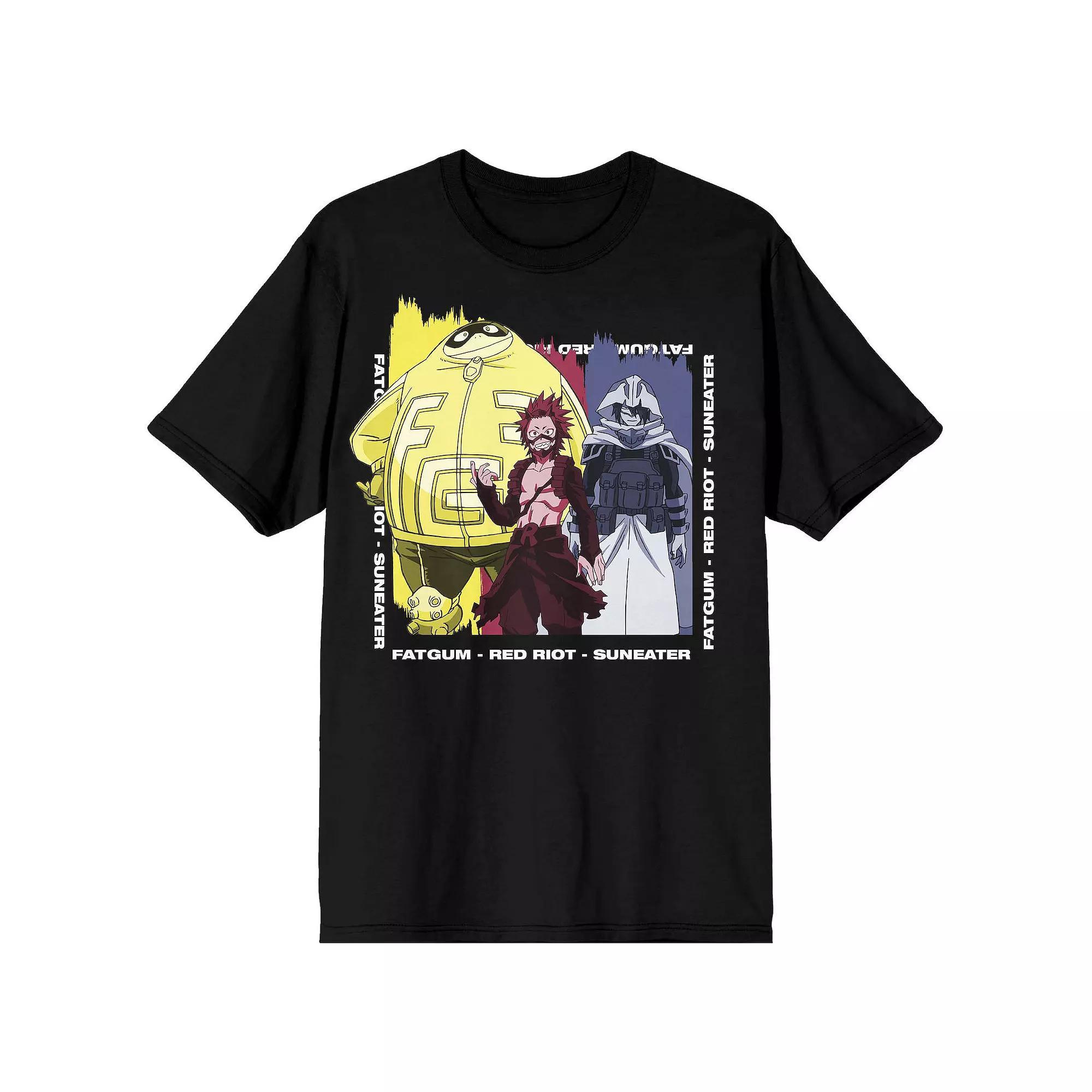 Men's My Hero Academia Fat Gum Tee, Size: XL, Black Product Image