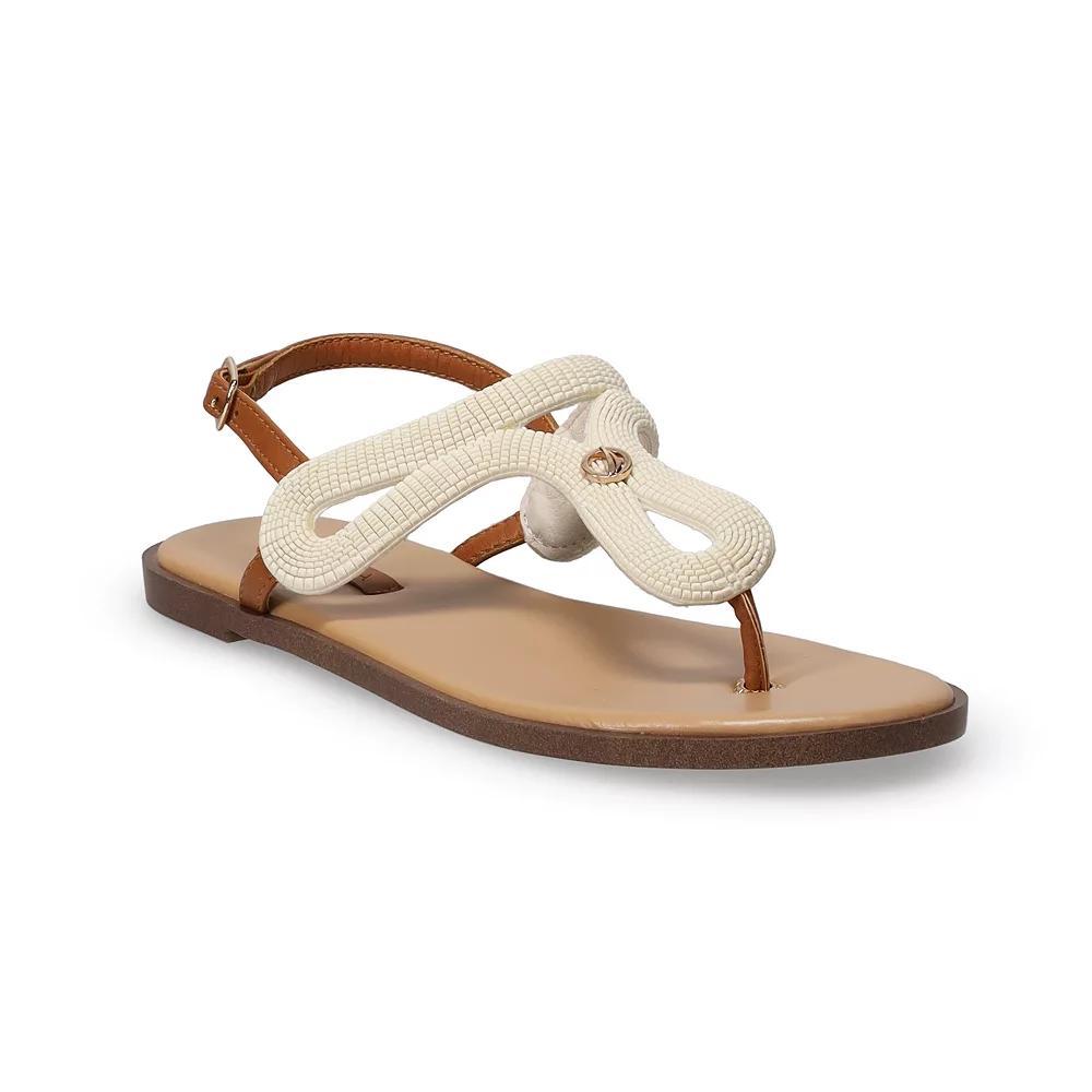Nautica Burford Women's Casual Slide Sandals, Size: 6, Ivory Product Image