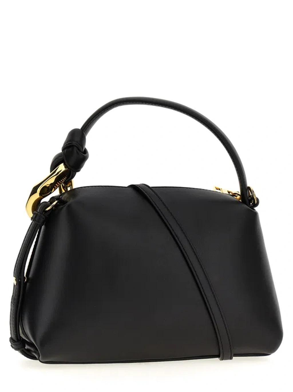 JW ANDERSON Small Jwa Corner Bag - Leather Bag In Black Product Image