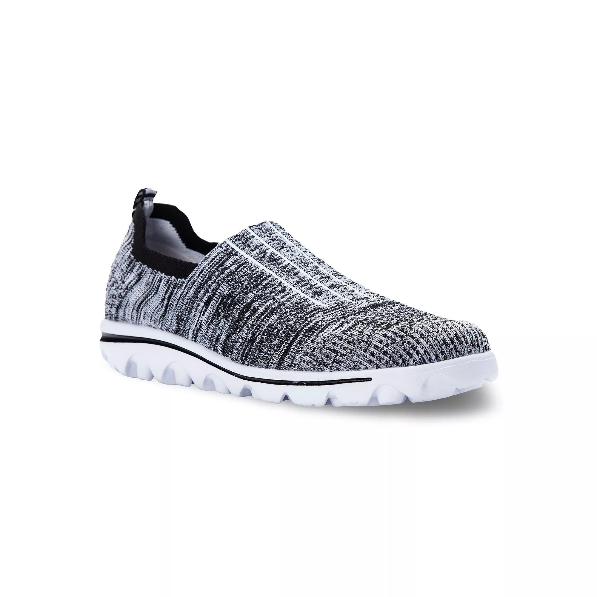 Propet TravelActiv Stretch Women's Sneakers, Size: 6.5 N, Black Gray Product Image