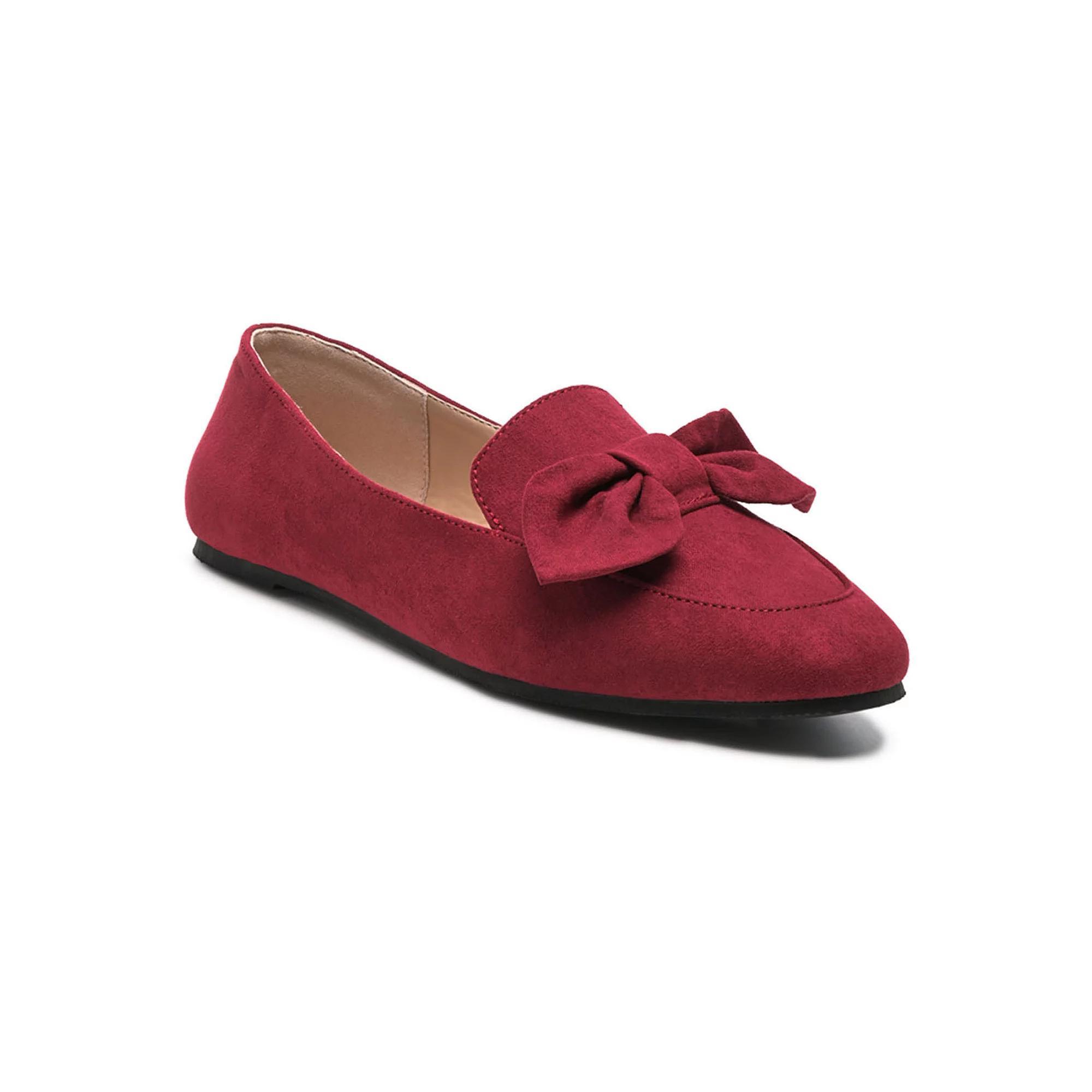 London Rag Remee Women's Loafers, Size: 5, Red Product Image