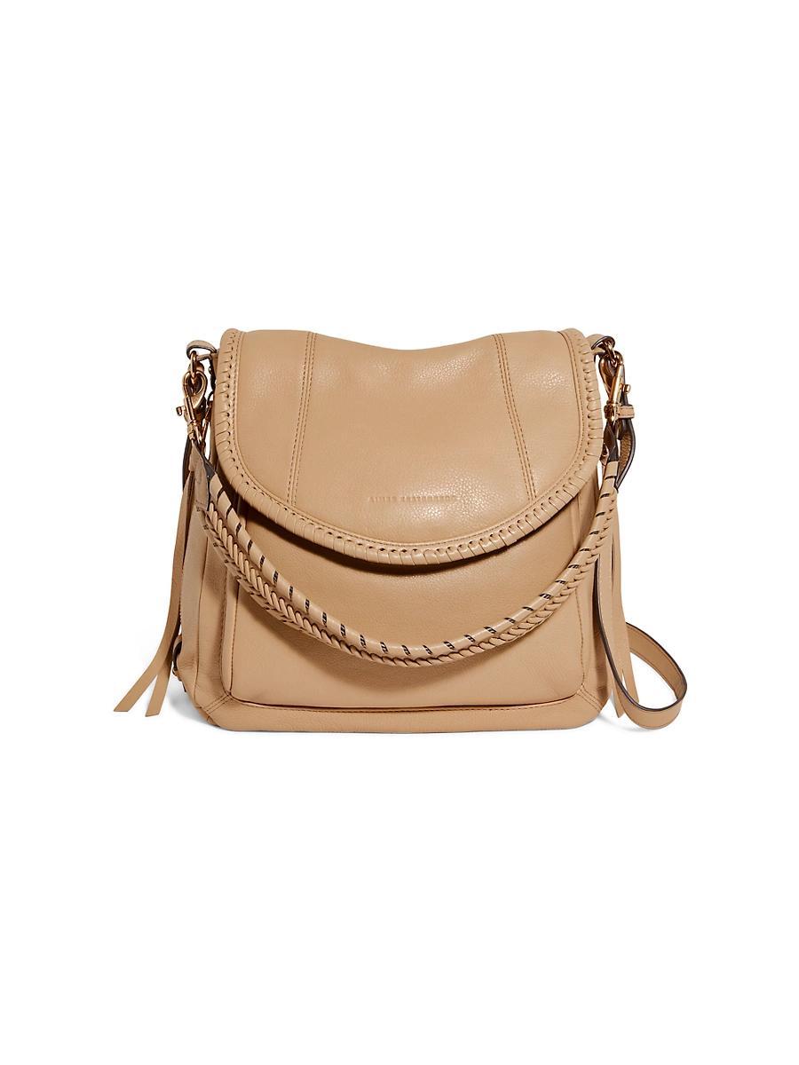 Womens All For Love Leather Zip Convertible Shoulder Bag Product Image