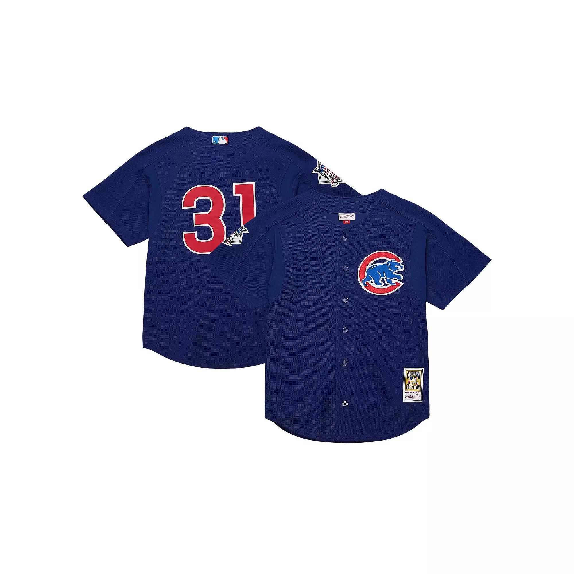 Mens Mitchell & Ness Greg Maddux Royal Chicago Cubs Cooperstown Collection 2005 Batting Practice Jersey Product Image