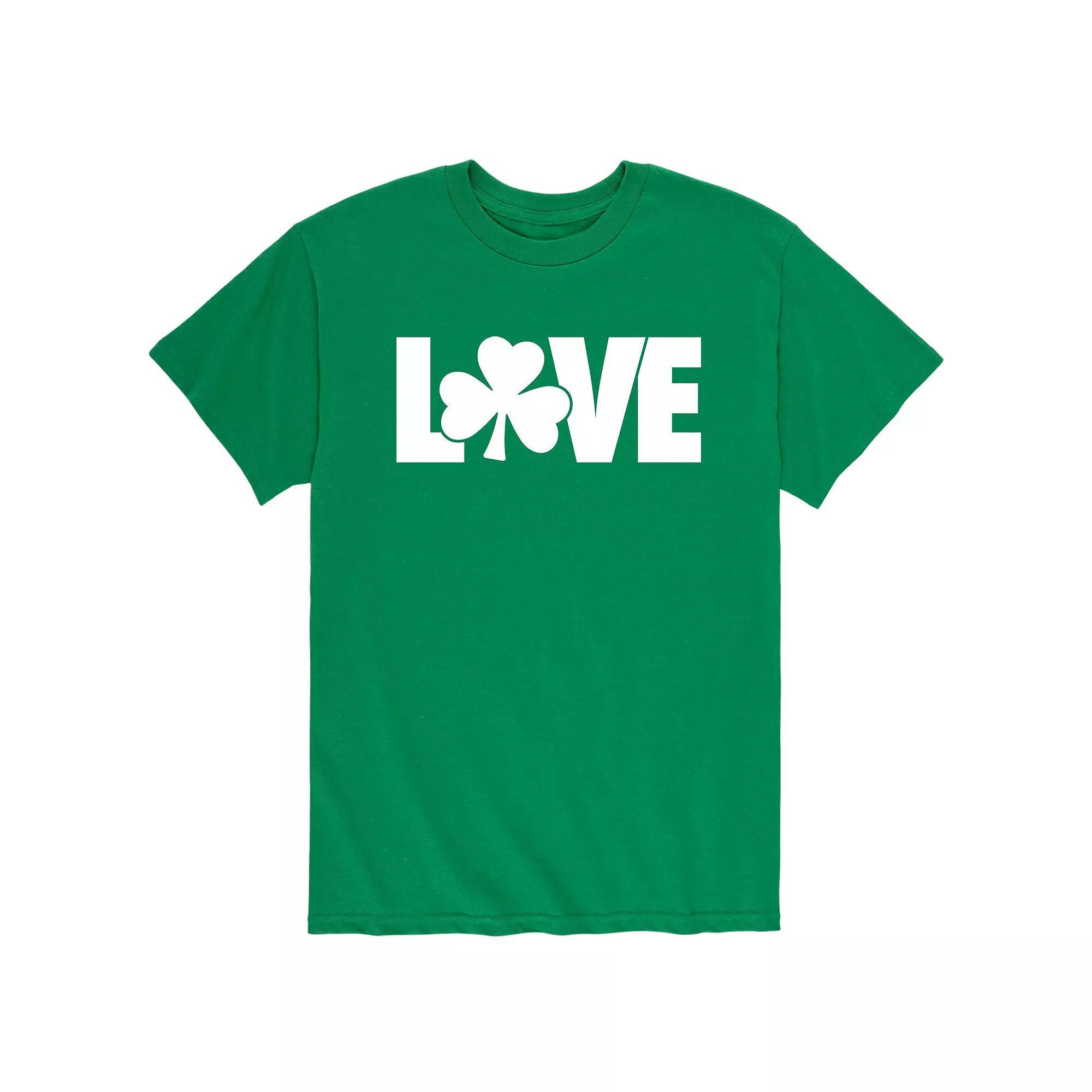 Mens Love Shamrock Tee Product Image