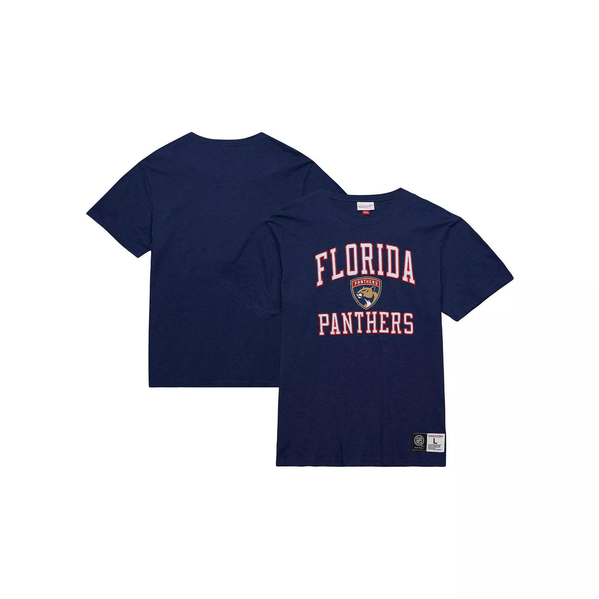 Men's Mitchell & Ness Navy Florida Panthers Legendary Slub T-Shirt, Size: 2XL, Pnt Blue Product Image