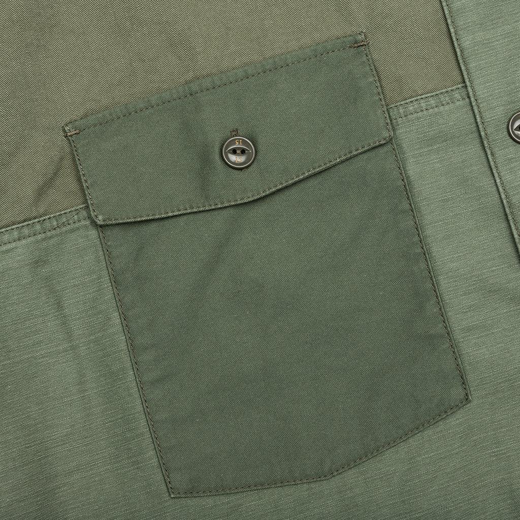 RM Utility Shirt LS - Olive Drab Male Product Image