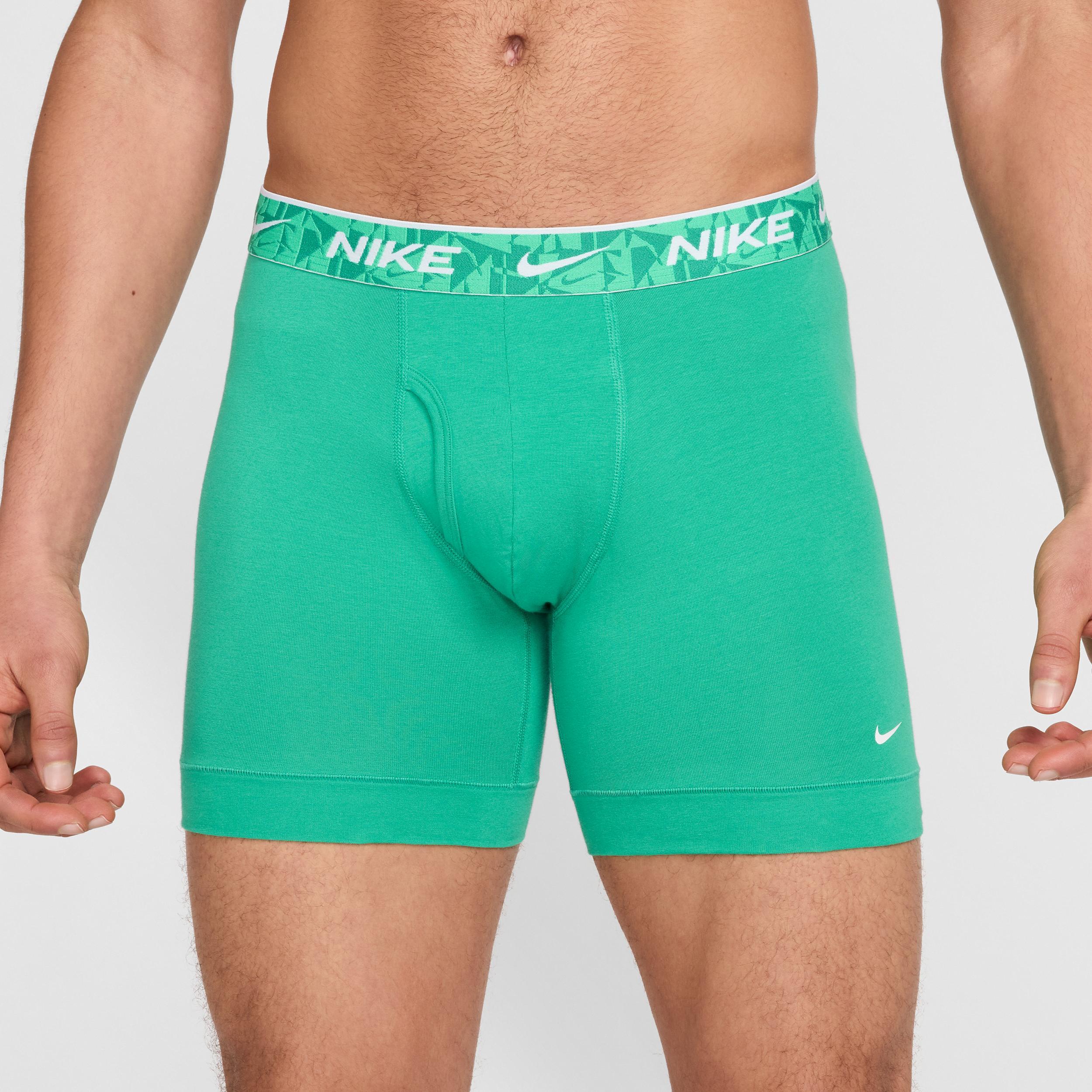 Nike Mens Dri-FIT Essential Cotton Stretch Boxer Briefs (3-Pack) Product Image