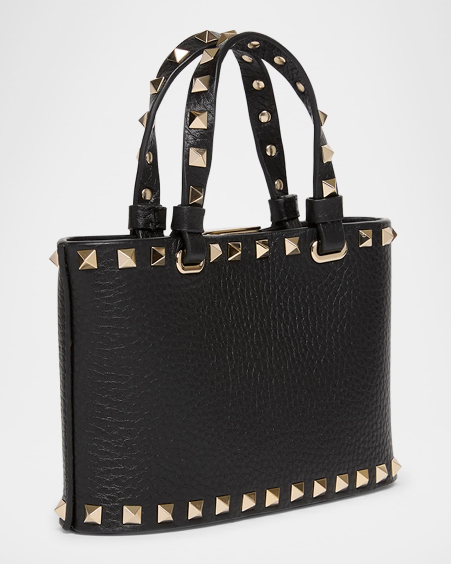 Mini Rockstud Leather Tote Bag Product Image