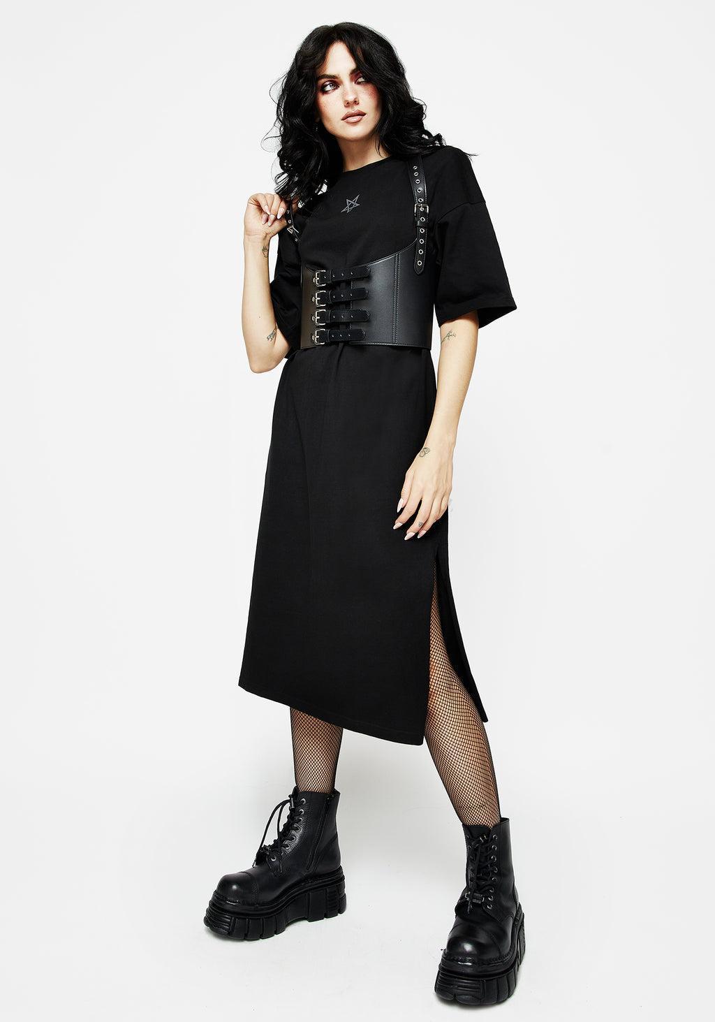 Time Flies Midi Tee Dress Product Image