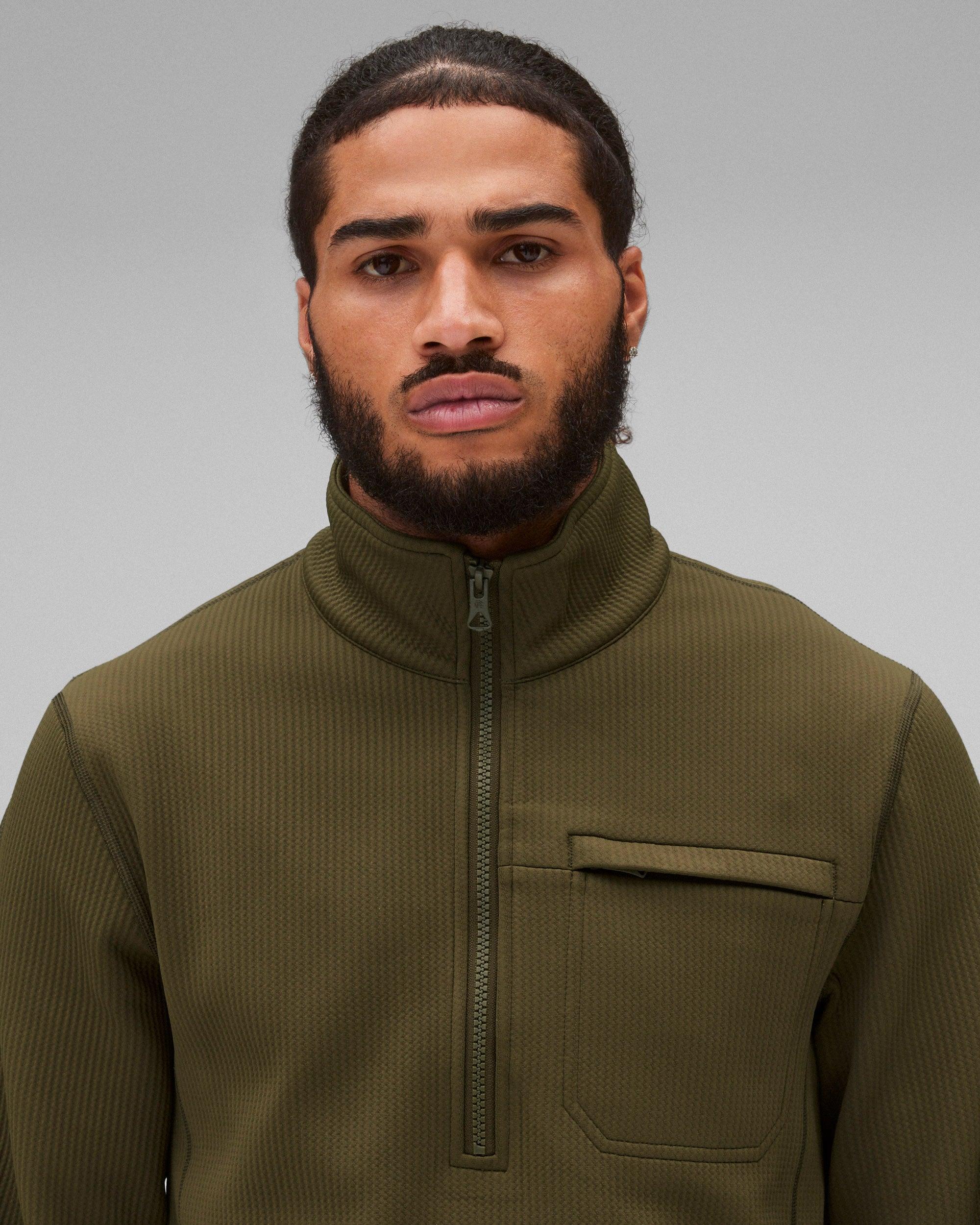 Double Knit Rally Slim Quarter Zip Male Product Image