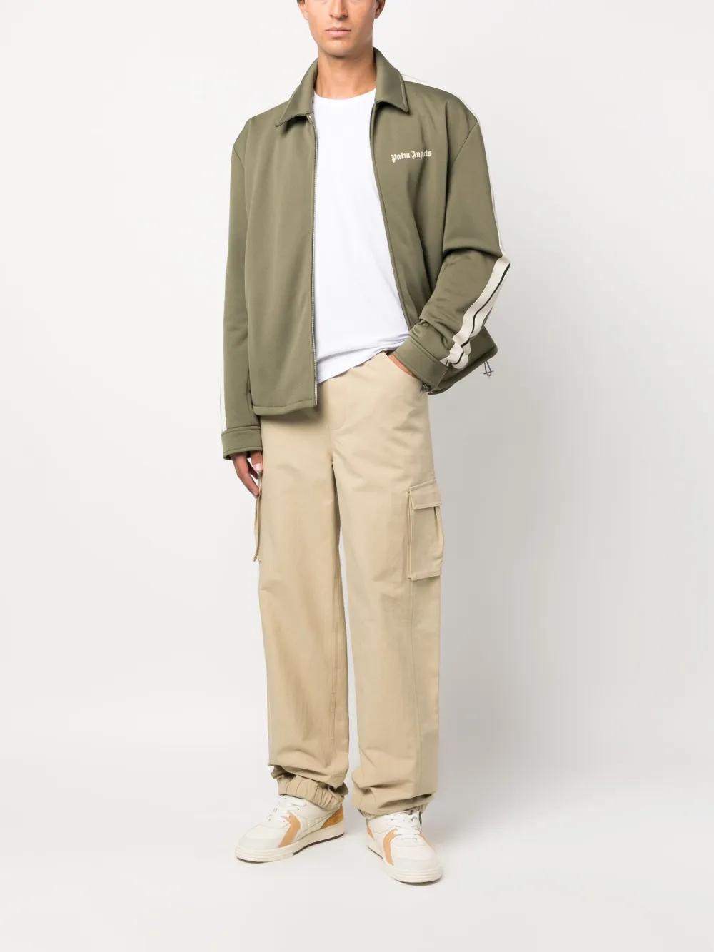 plain stretch-cotton T-shirt Product Image