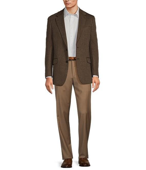 Hickey Freeman Classic Fit Herringbone Pattern Sport Coat Product Image