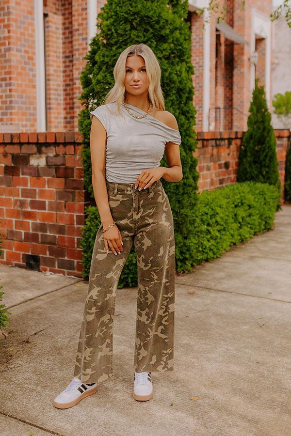 The Kim High Waist Straight Leg Pants Product Image
