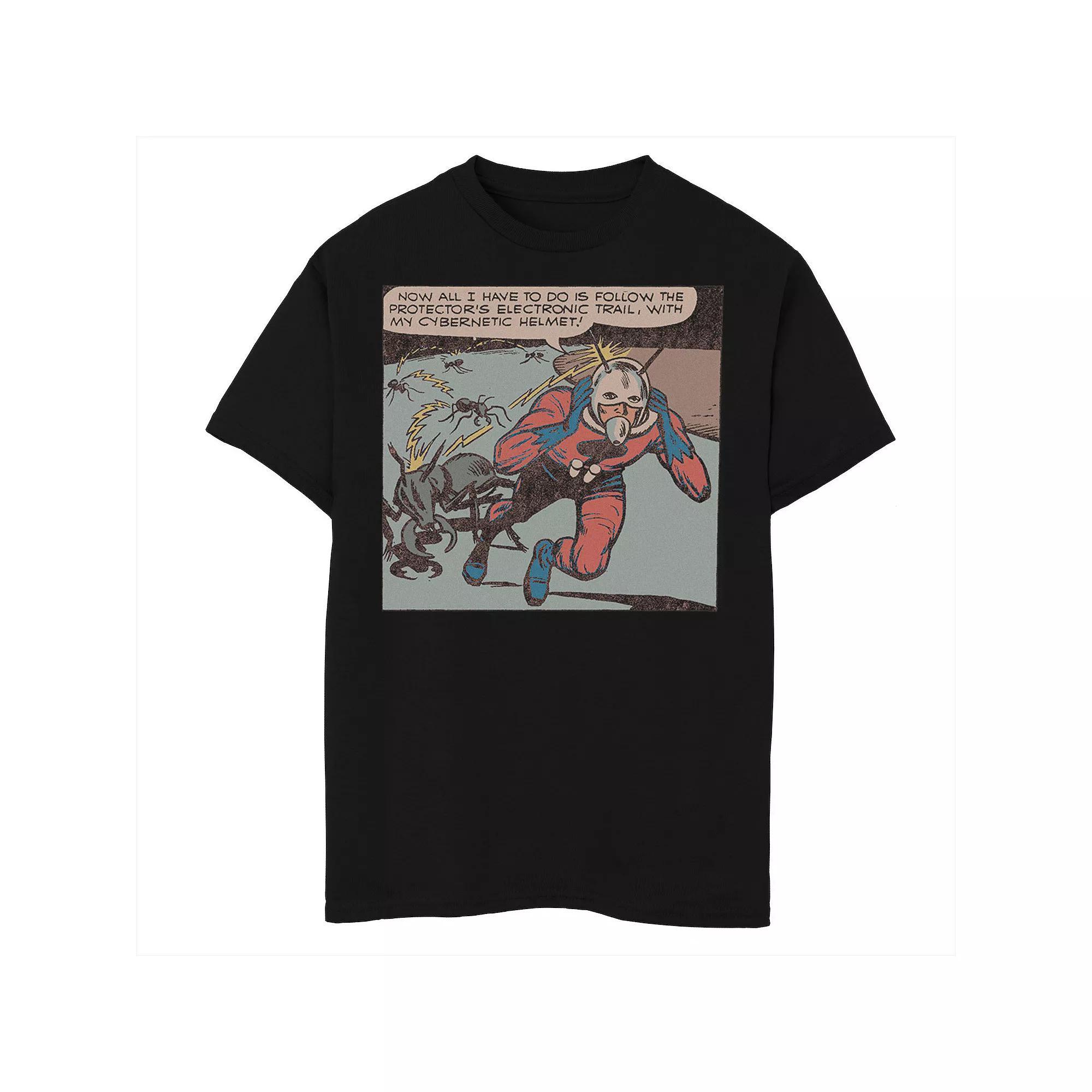 Boys 8-20 Marvel Ant-Man Classic Retro Panel Art Graphic Tee, Boy's, Size: XS, Black Product Image