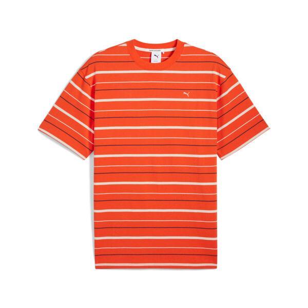 PUMA MMQ Men's Striped T-Shirt Product Image